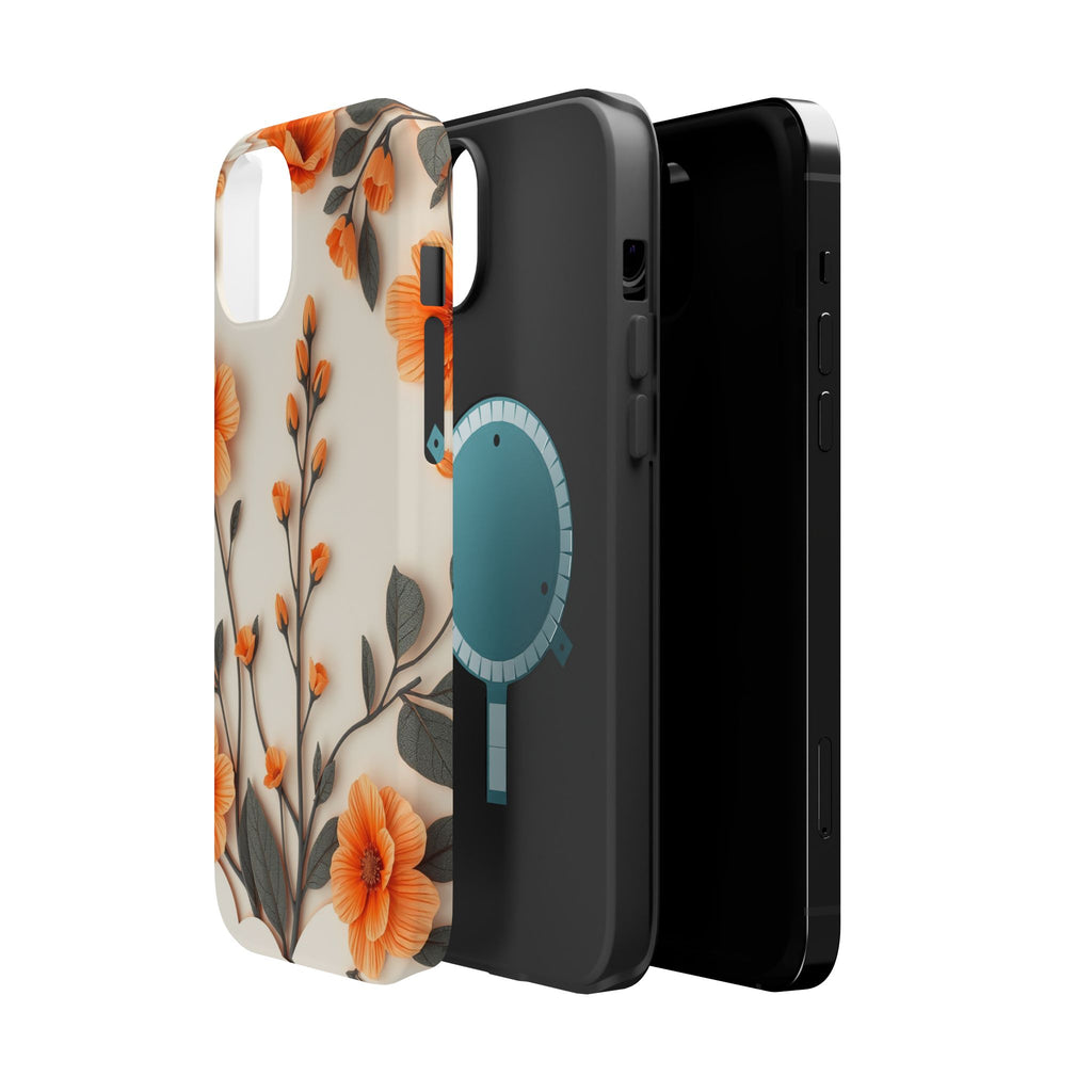 iPhone Vintage Botanical Print Paper Cut Art Slim iPhone Everyday · iPhone Case