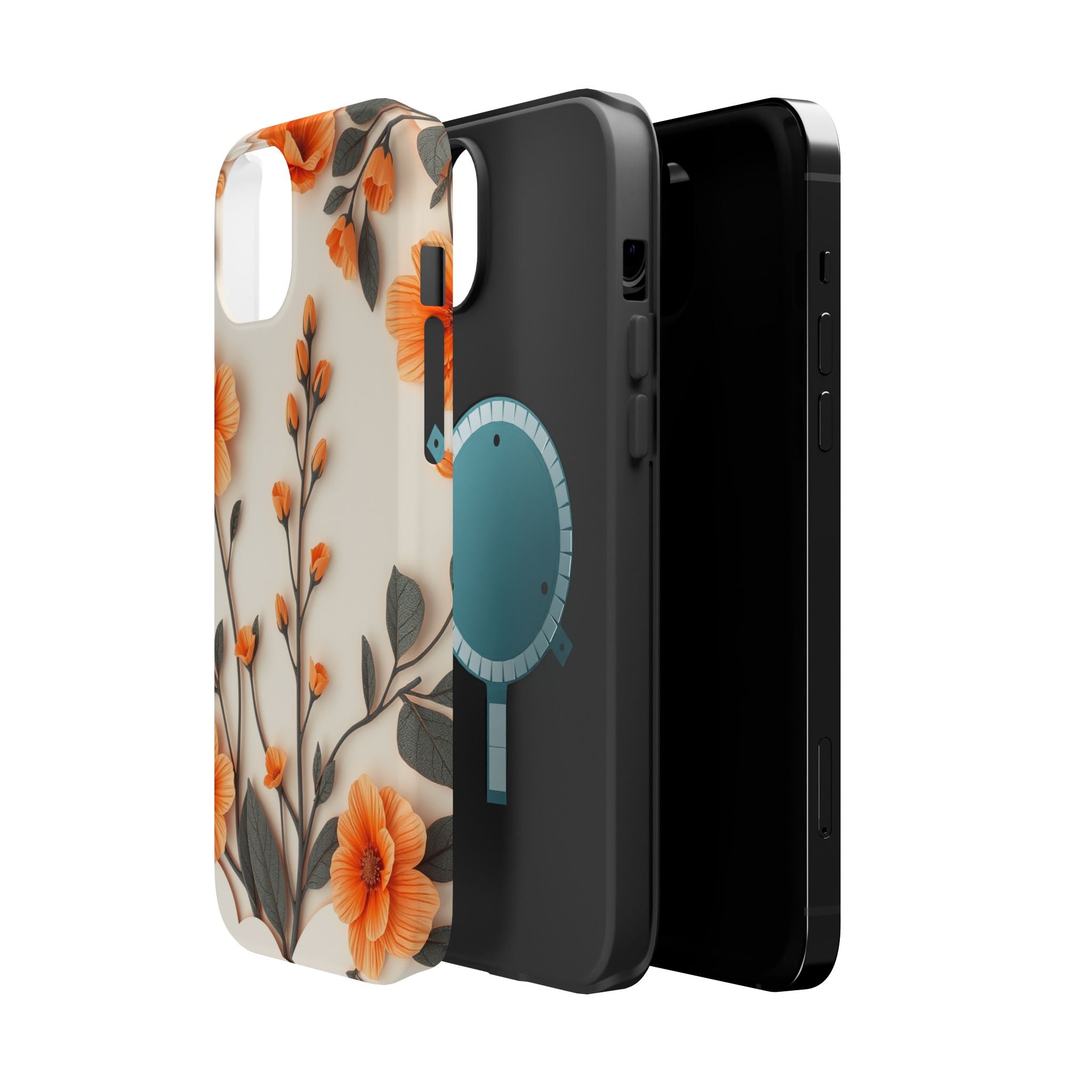 iPhone Vintage Botanical Print Paper Cut Art Slim iPhone Everyday · iPhone Case