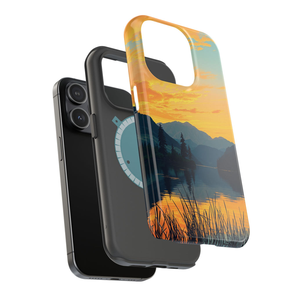 iPhone Lake at Twilight Oil Painting Impressionist iPhone Artistic · iPhone Case