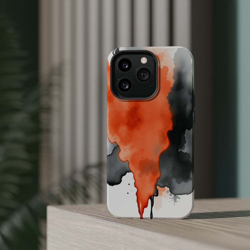 iPhone Ink Bleed Vibrant Watercolor Slim Everyday Designer Case · iPhone Case