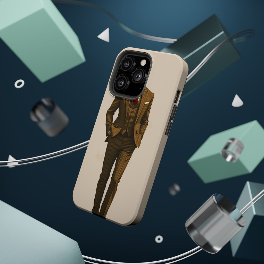 iPhone Pinstripe Suit Grunge Distressed Slim Everyday Designer Case · iPhone Cas