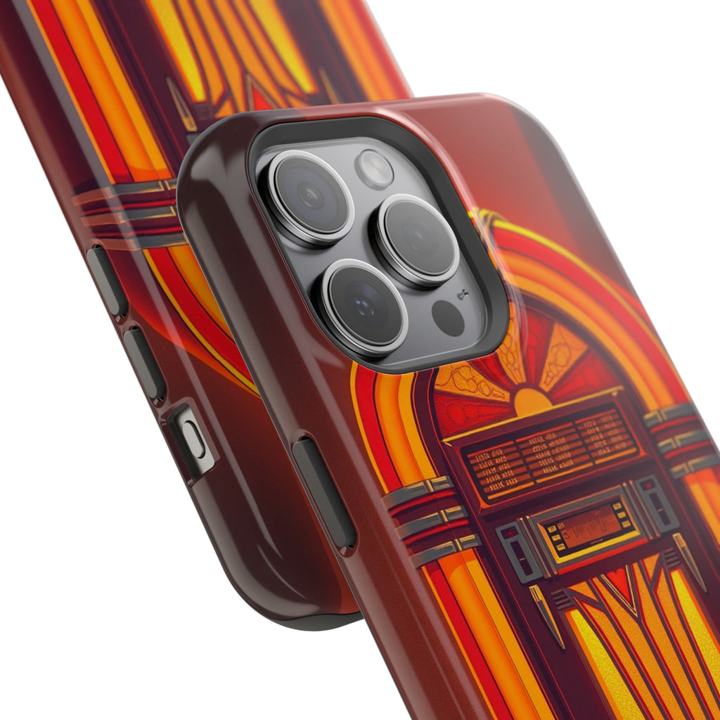 iPhone Jukebox Glow Pop Art Bold Bold Modern Everyday Snap Case · iPhone Case