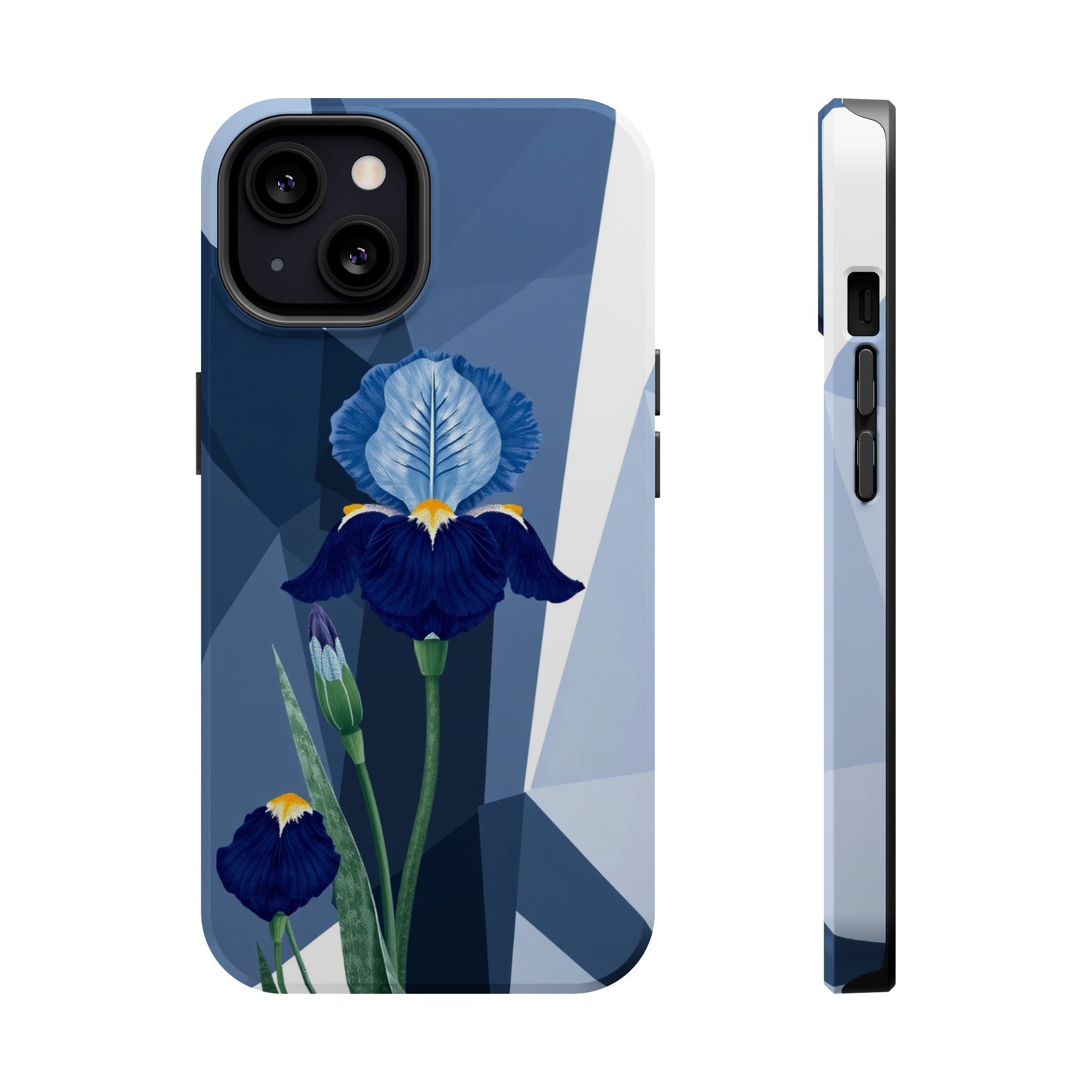 iPhone Earthy Iris Garden Design Bold Modern Everyday Snap Case · iPhone Case