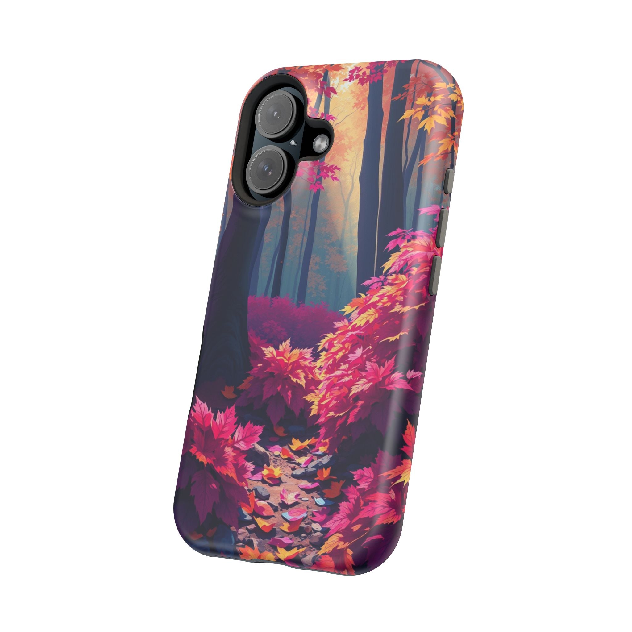 iPhone Earthy Autumn Forest Floor Design Slim Everyday iPhone Designer · iPhone