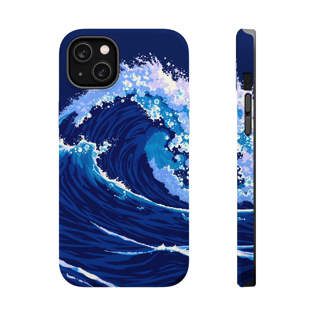 iPhone Indigo And Violet Ocean Wave Crash Slim iPhone Everyday Designer · iPhone