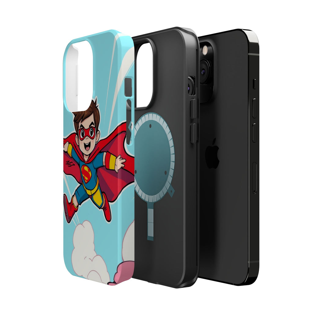 iPhone Kid Superhero Flying Kids Fun iPhone Phone Case Gift Slim · iPhone Case