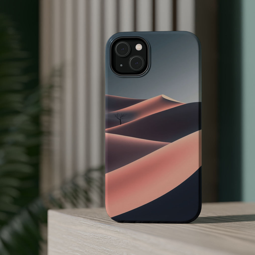 iPhone Mint And Blush Desert Dunes Bold Modern Everyday Snap Case · iPhone Case
