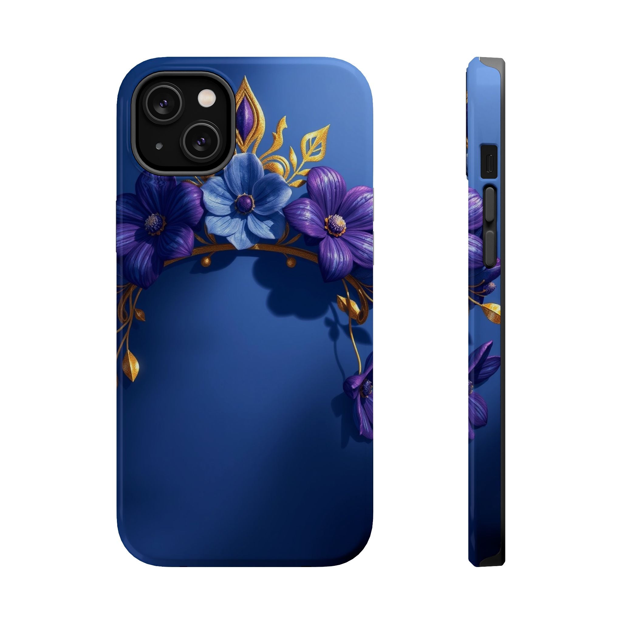 iPhone Vibrant Floral Crown Design 14 Slim Everyday Designer Case · iPhone Case