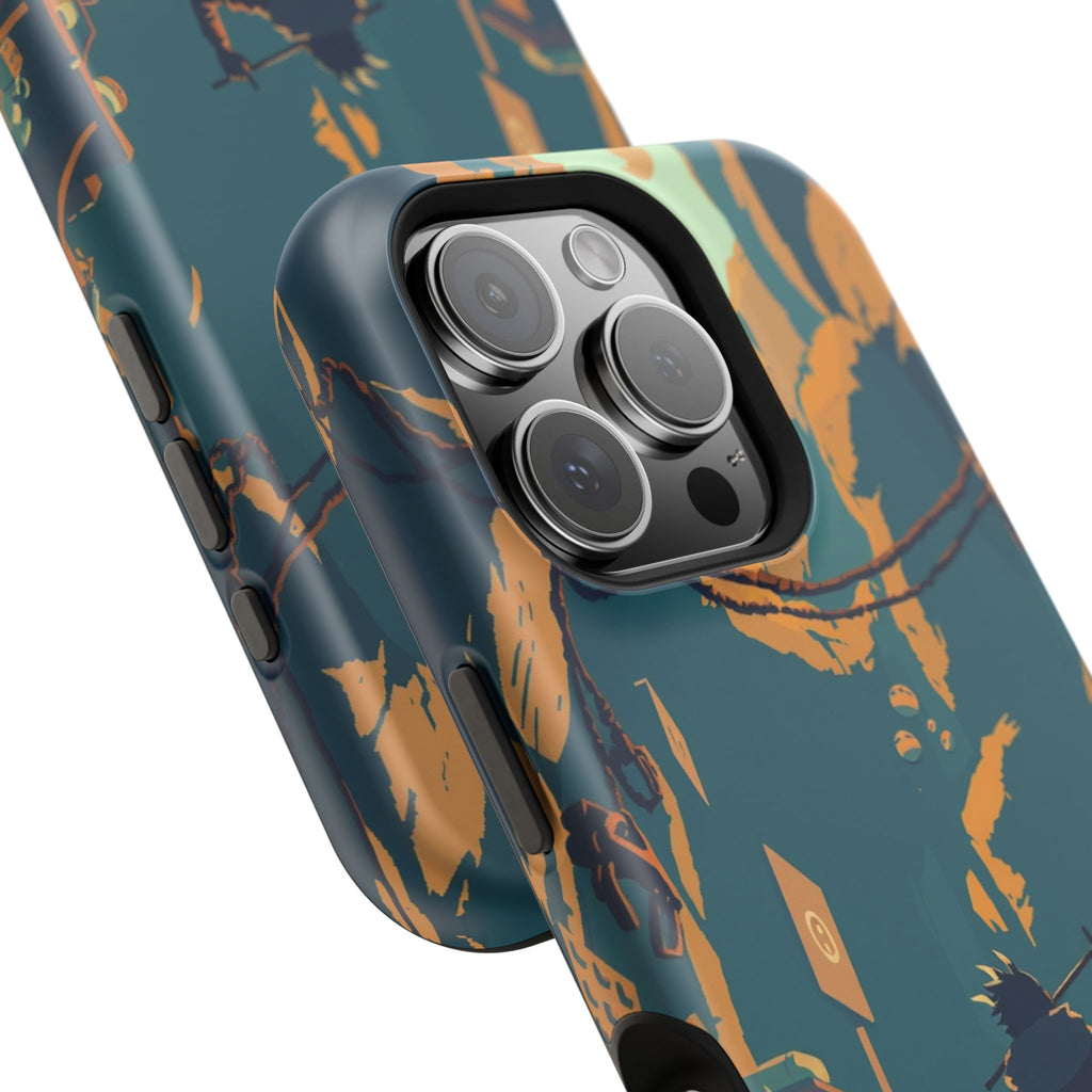 iPhone Mustard And Rust Unhinged in a Cute Way Soft Finish Everyday Case · iPhon