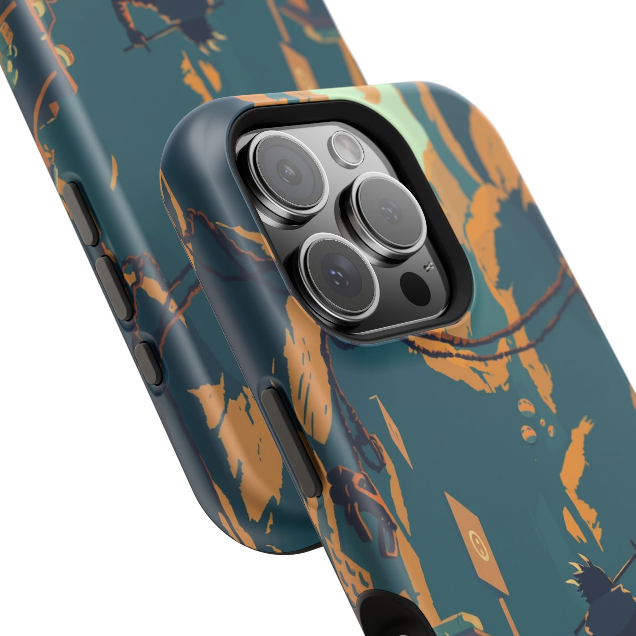iPhone Mustard And Rust Unhinged in a Cute Way Soft Finish Everyday Case · iPhon