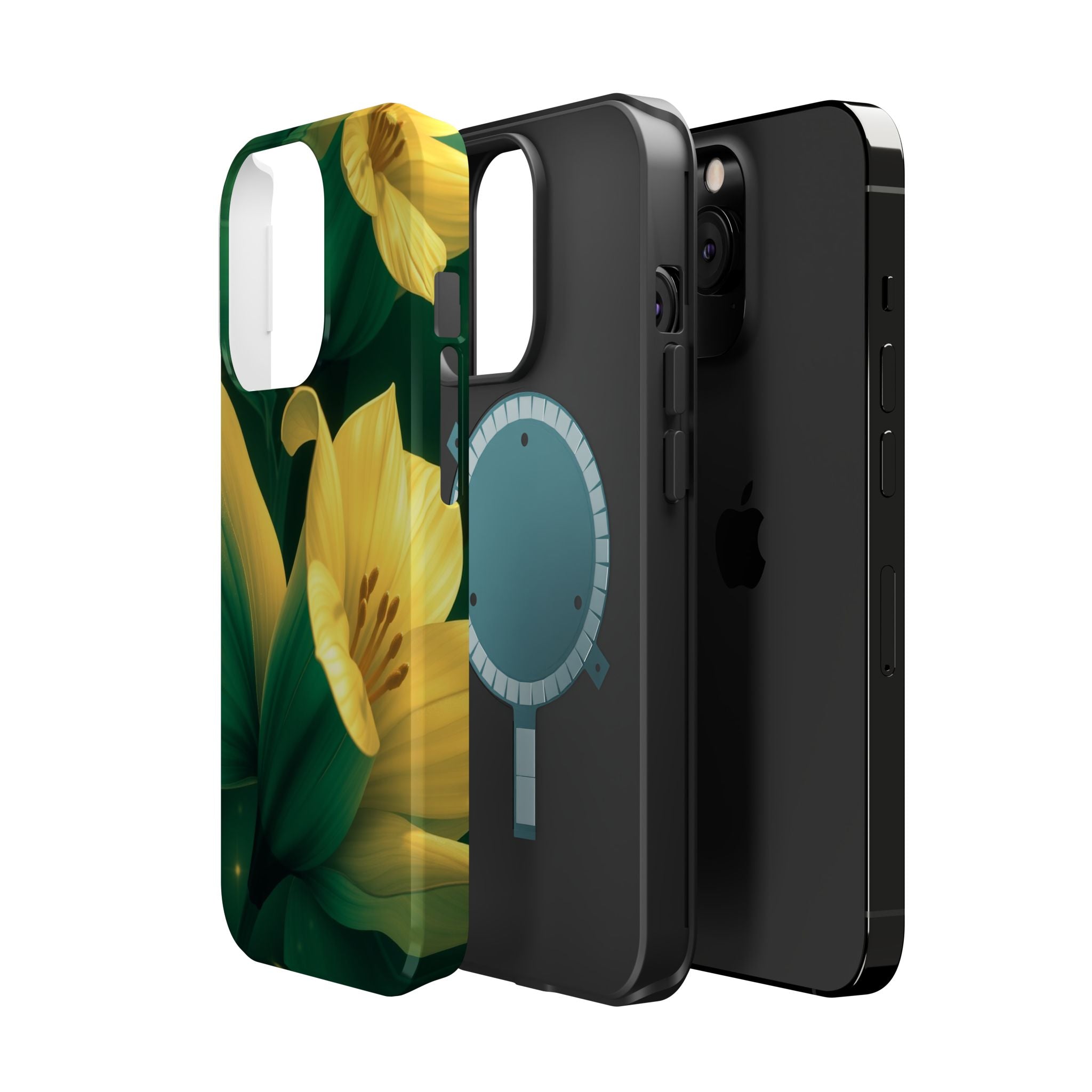 iPhone Night Bloomer Gold Foil Luxury Slim Everyday Designer Case · iPhone Case