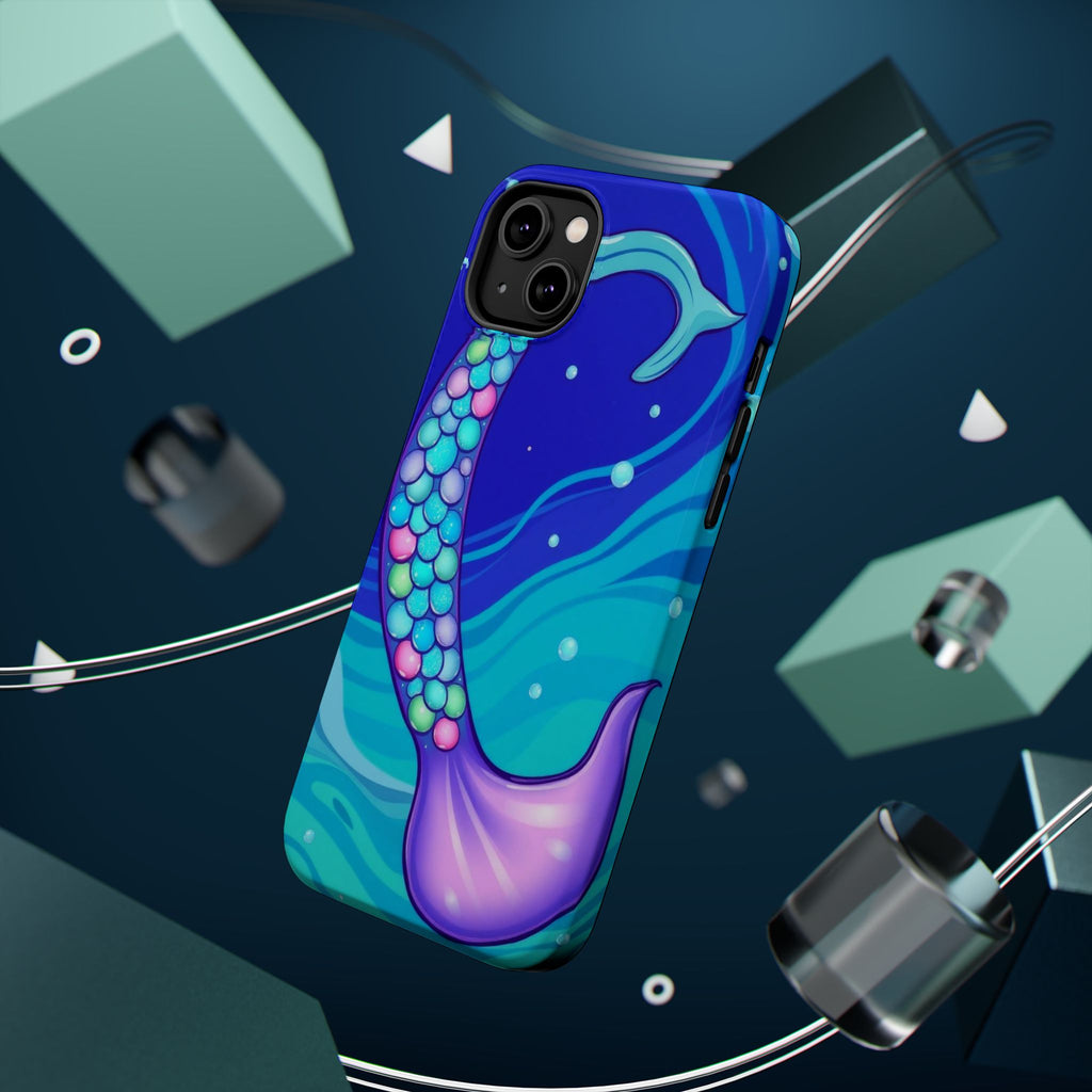iPhone Mermaid Tail Swirl Kids Fun iPhone Phone Case Gift Artistic · iPhone Case