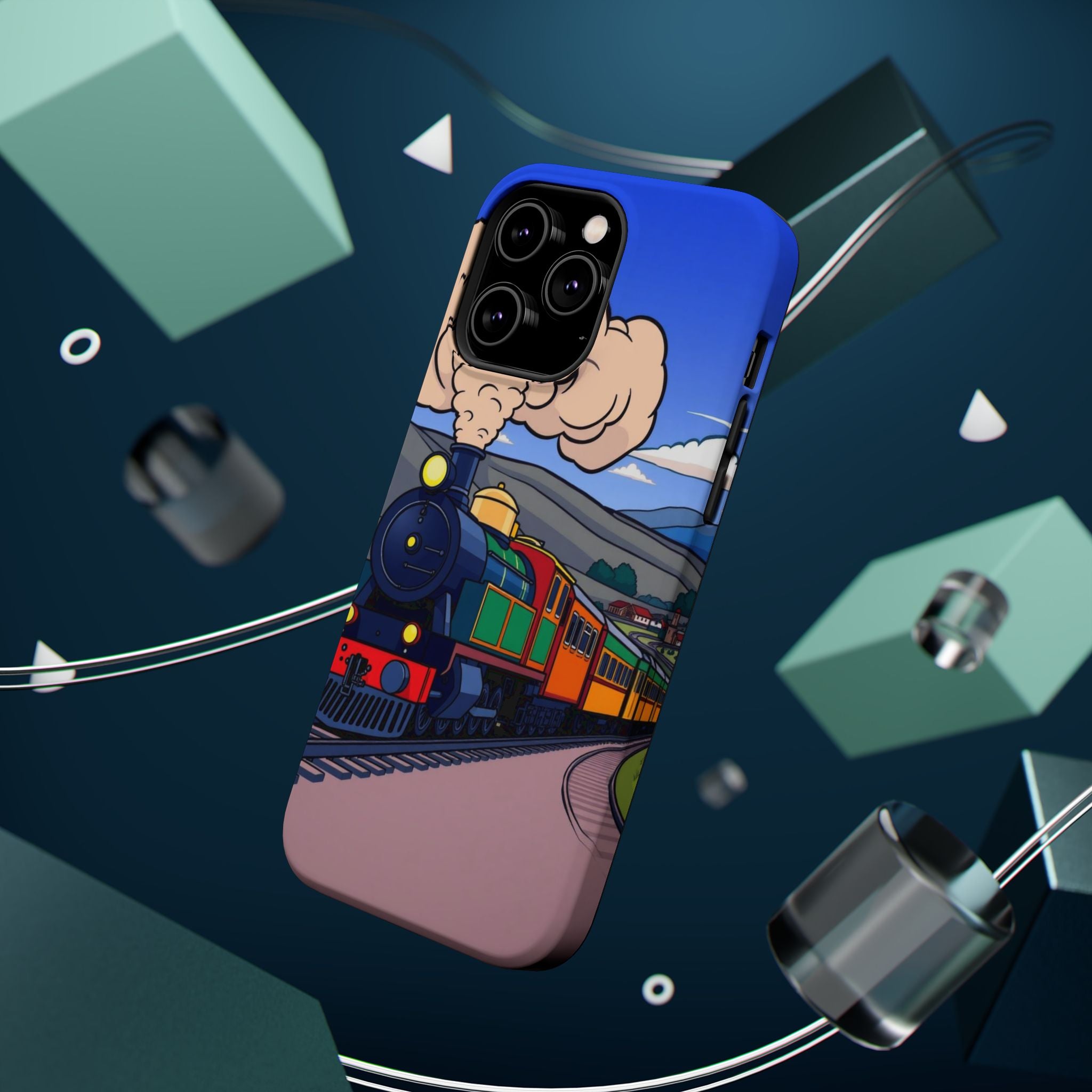 iPhone Steam Locomotive Puff Kids Fun iPhone Phone Case Gift Slim · iPhone Case
