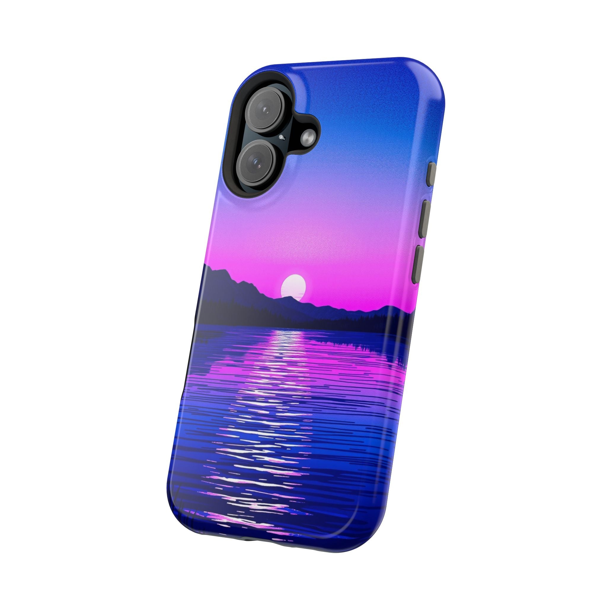 iPhone Indigo And Violet Lake at Twilight Slim iPhone Everyday Designer · iPhone