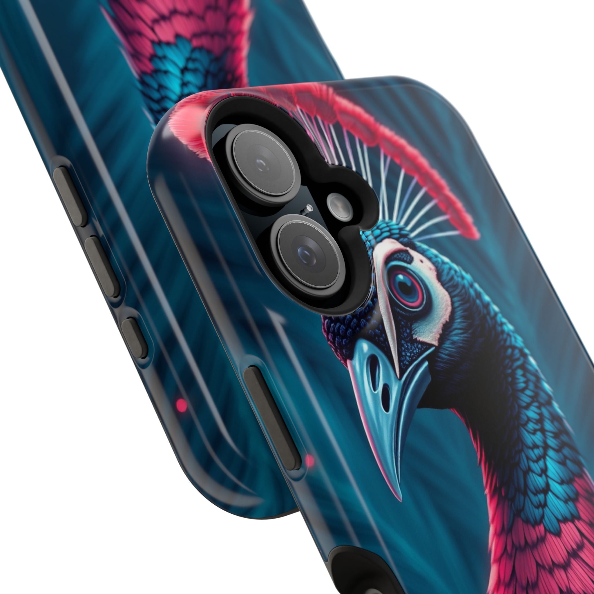 iPhone Nouveau Peacock Electric Art Slim Everyday Designer Case · iPhone Case