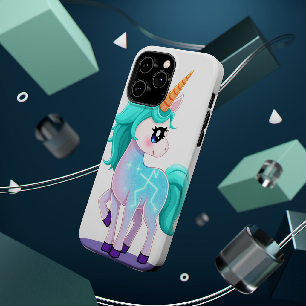 iPhone Turquoise Sparkle Unicorn Kids Fun iPhone Phone Case Gift · iPhone Case