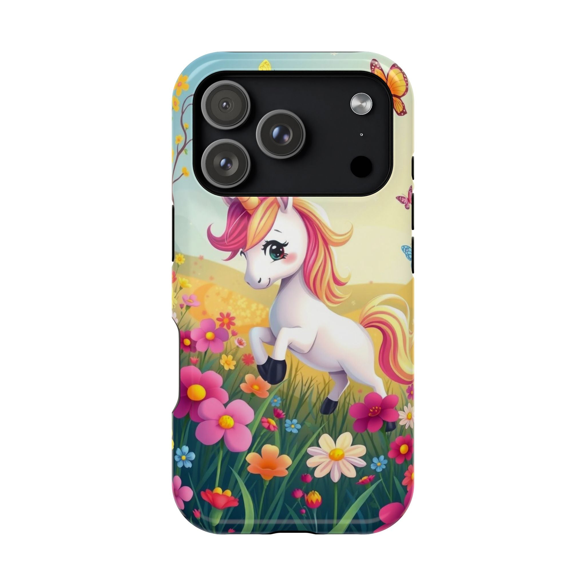 iPhone Magical Meadow Unicorn Kids Fun iPhone Phone Case Gift Slim · iPhone Case