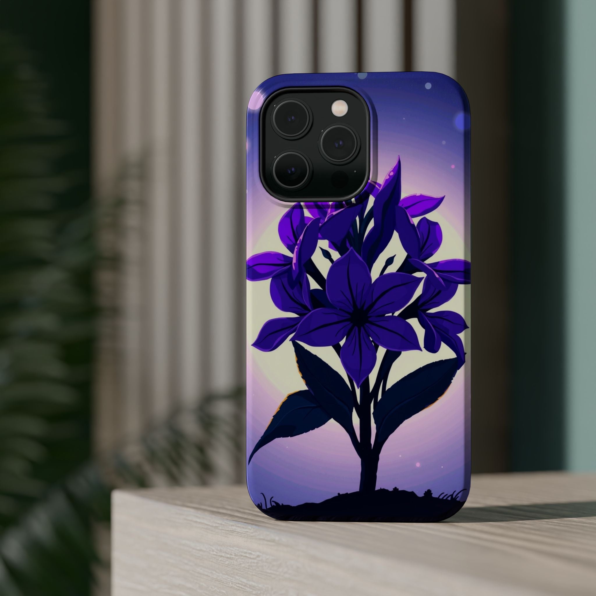 iPhone Floral Crown Mystic Art 13 Bold Modern Everyday Snap Case · iPhone Case