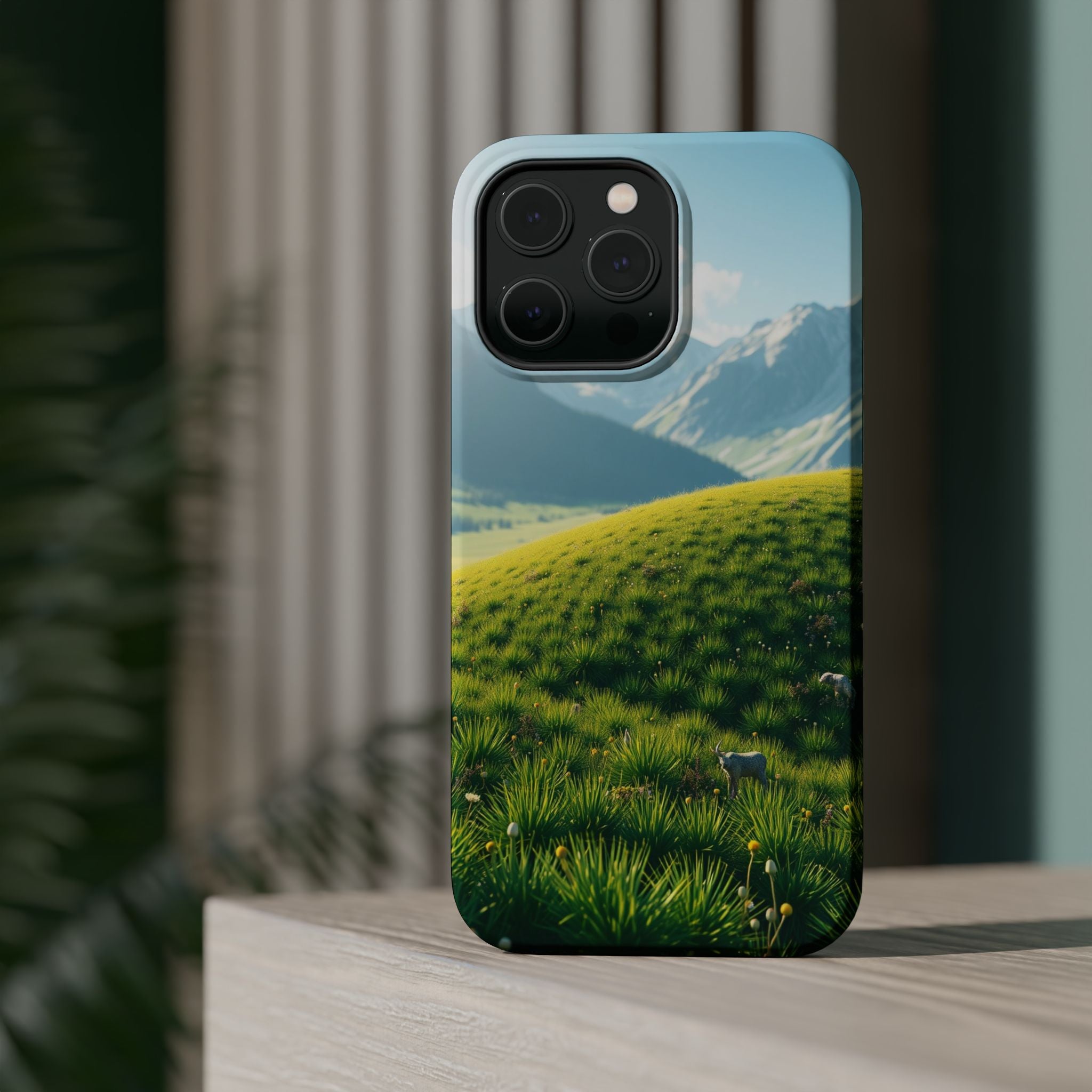 iPhone Vibrant Alpine Meadow Design Slim Everyday Designer Case · iPhone Case