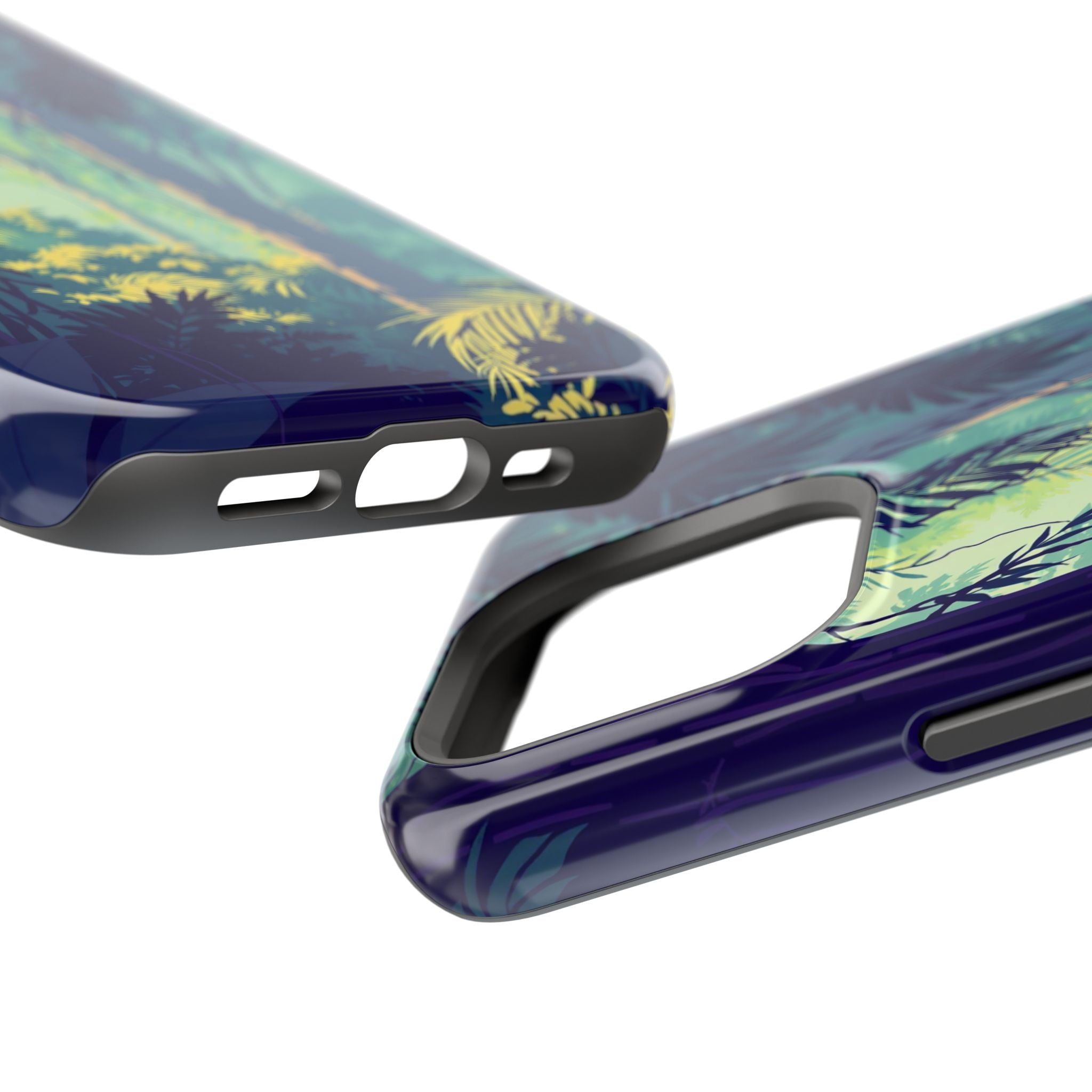 iPhone Mint And Blush Rainforest Canopy Slim Everyday iPhone Designer · iPhone C