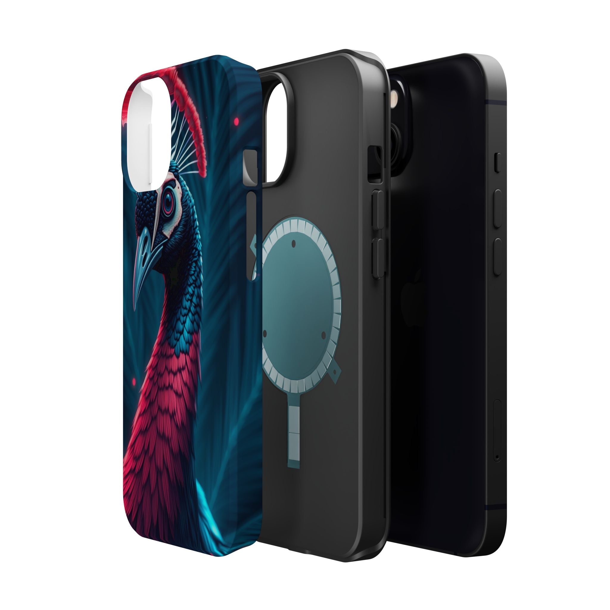 iPhone Nouveau Peacock Electric Art Slim Everyday Designer Case · iPhone Case