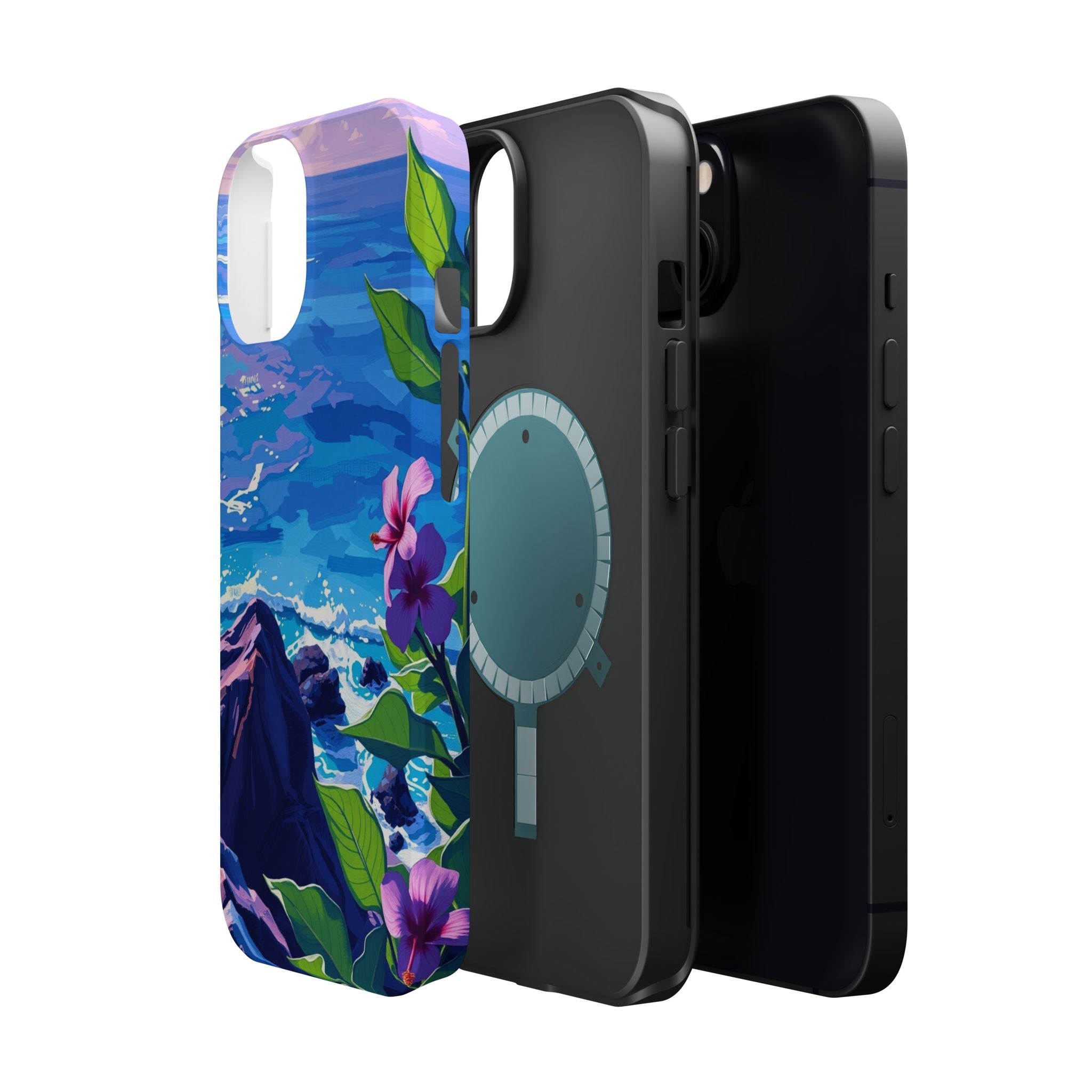 iPhone Hibiscus Coast Enchanted Art Slim Everyday Designer Case · iPhone Case