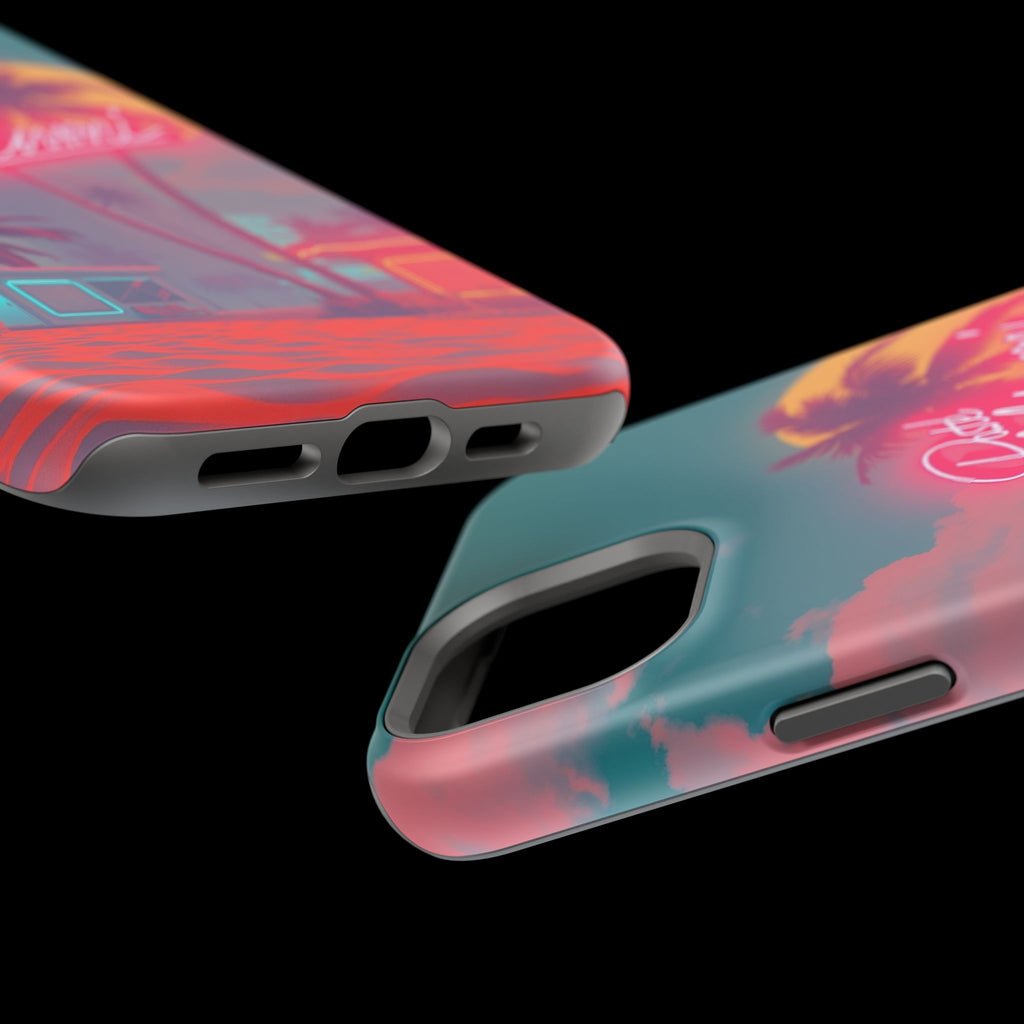 iPhone 1980s Pastel Miami Enchanted Art Slim Everyday Designer Case · iPhone Cas