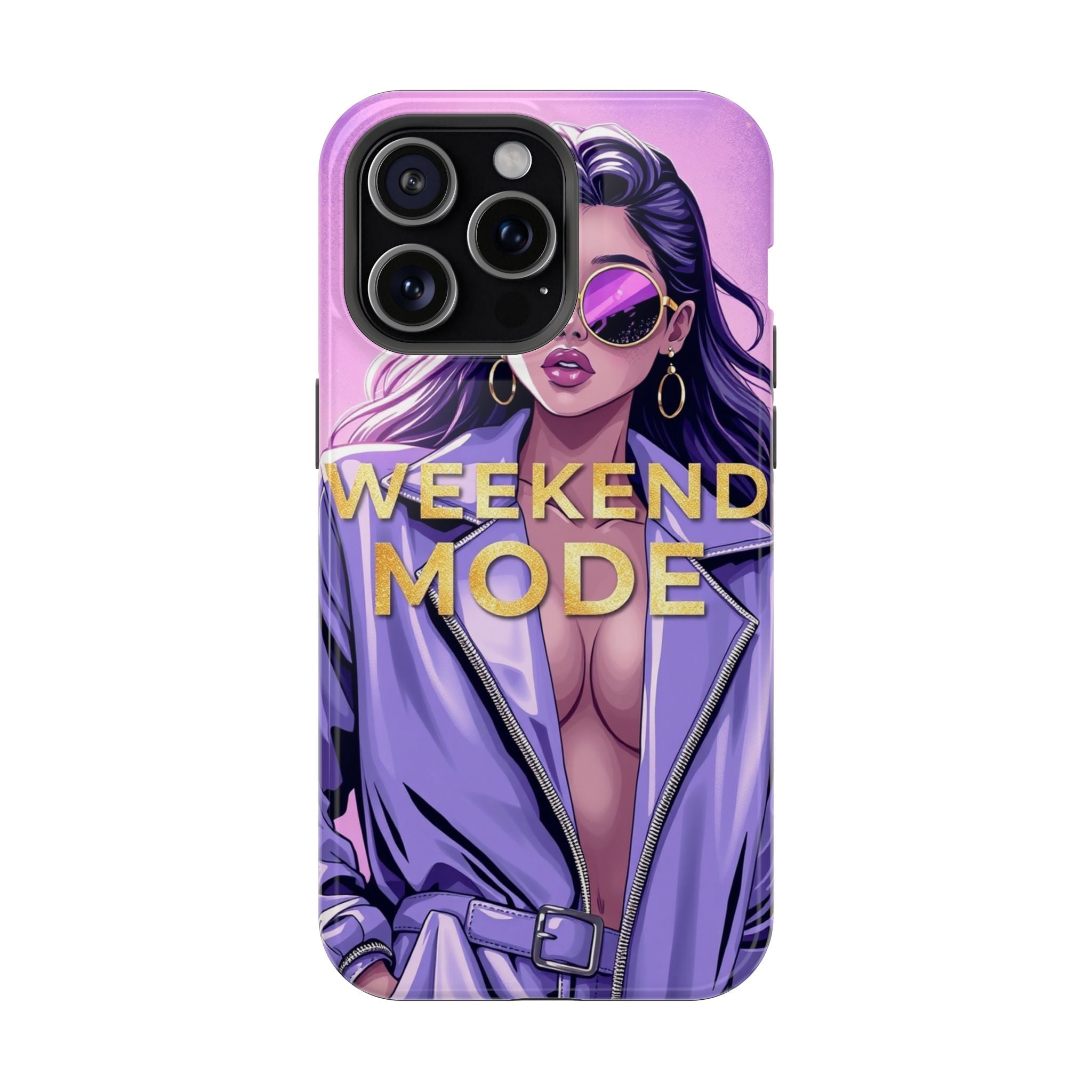 iPhone Lavender And Pearl Weekend Mode On Slim Everyday Designer Case · iPhone C