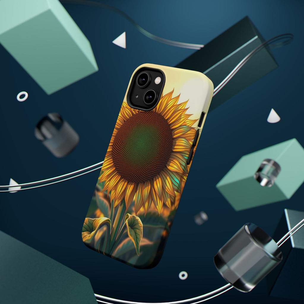iPhone Sunflower Prairie Bold Art Bold Modern Everyday Snap Case · iPhone Case