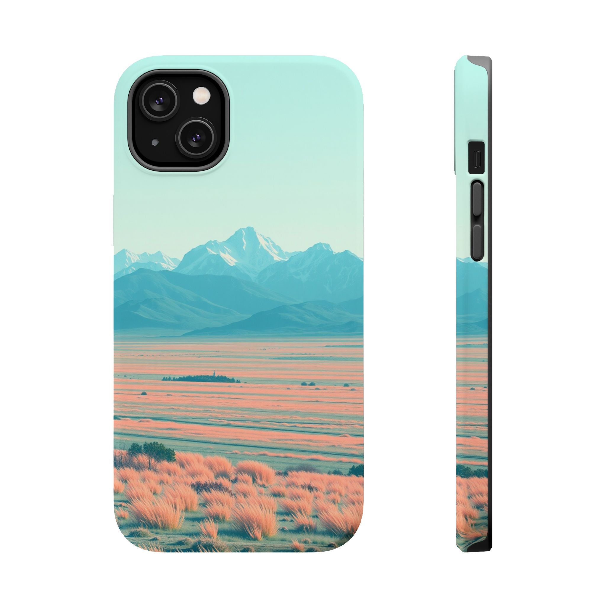 iPhone Tundra Expanse Risograph Print Slim Everyday Designer Case · iPhone Case