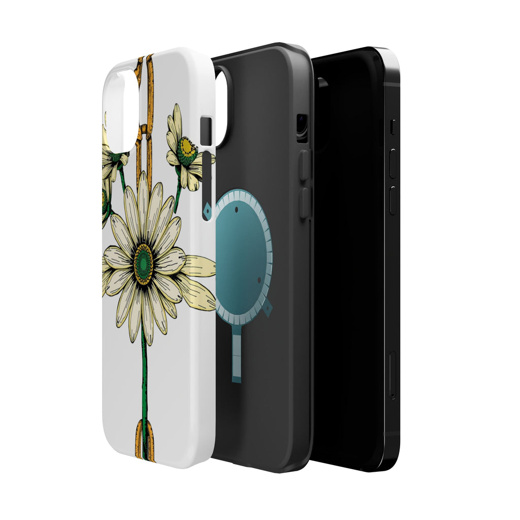 iPhone Daisy Chain Dark Gothic Ink Bold Modern Everyday Snap Case · iPhone Case