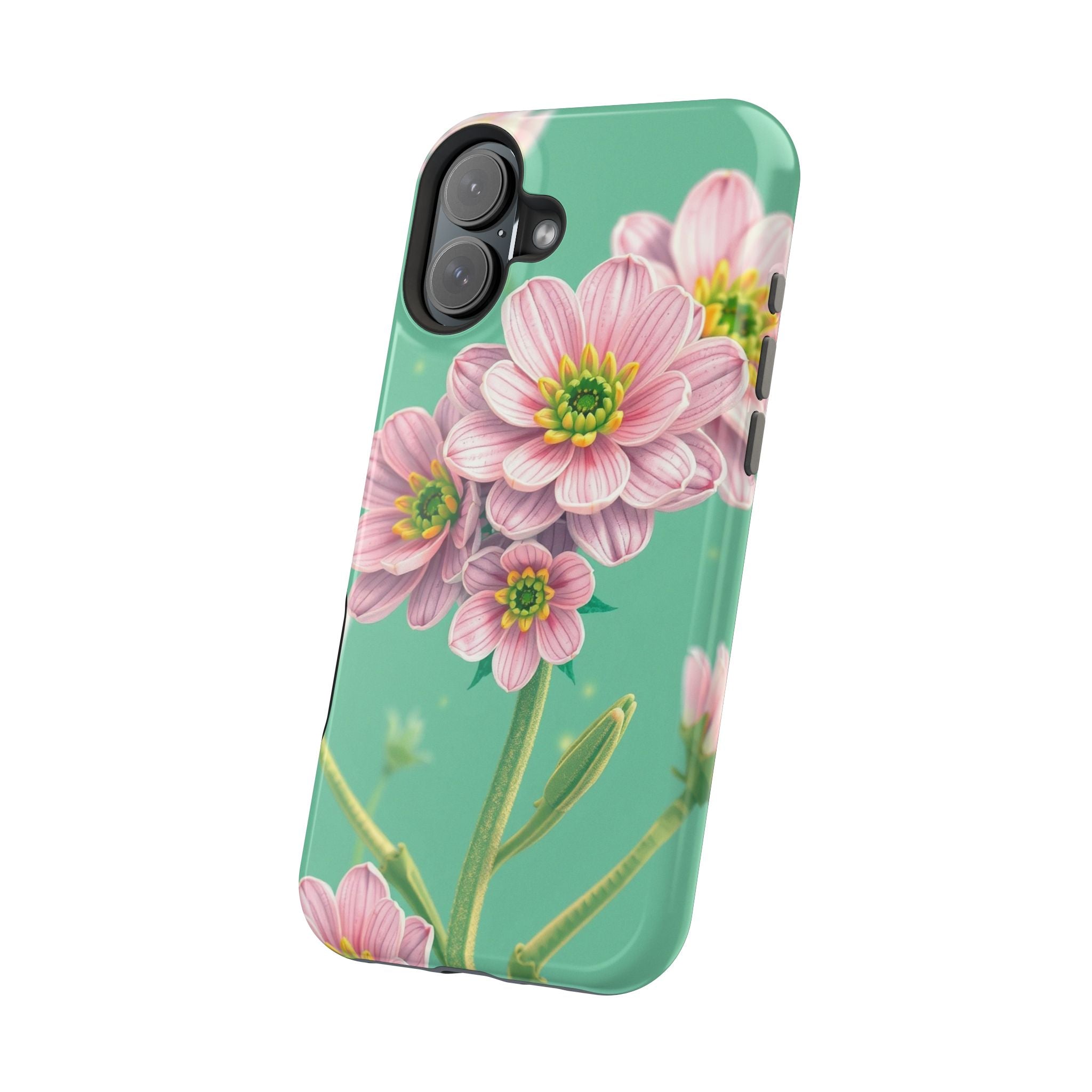 iPhone Vibrant Ranunculus Stack Design Slim Everyday Designer Case · iPhone Case