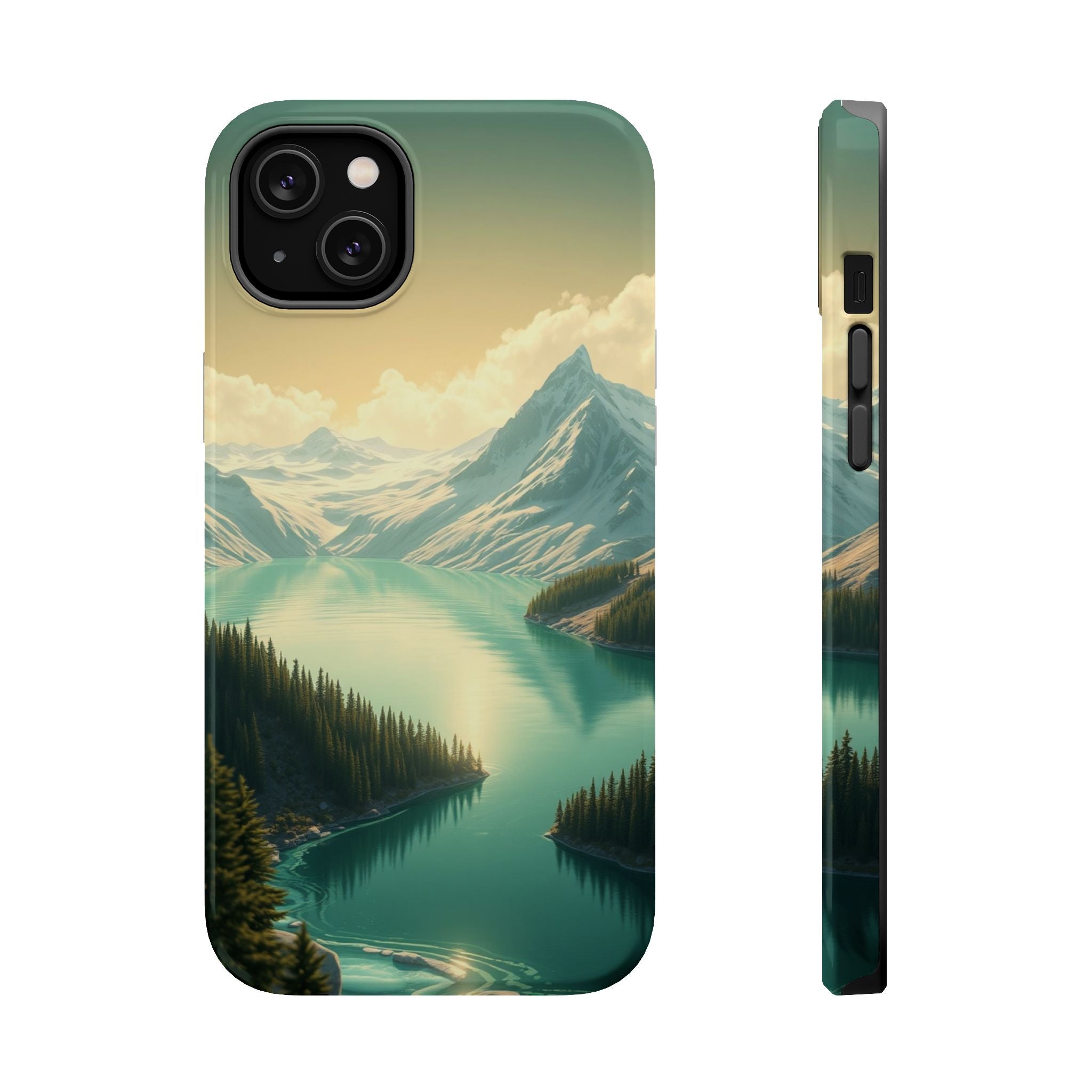 iPhone Glacier Lake Bold Art Slim Everyday Designer Case · iPhone Case