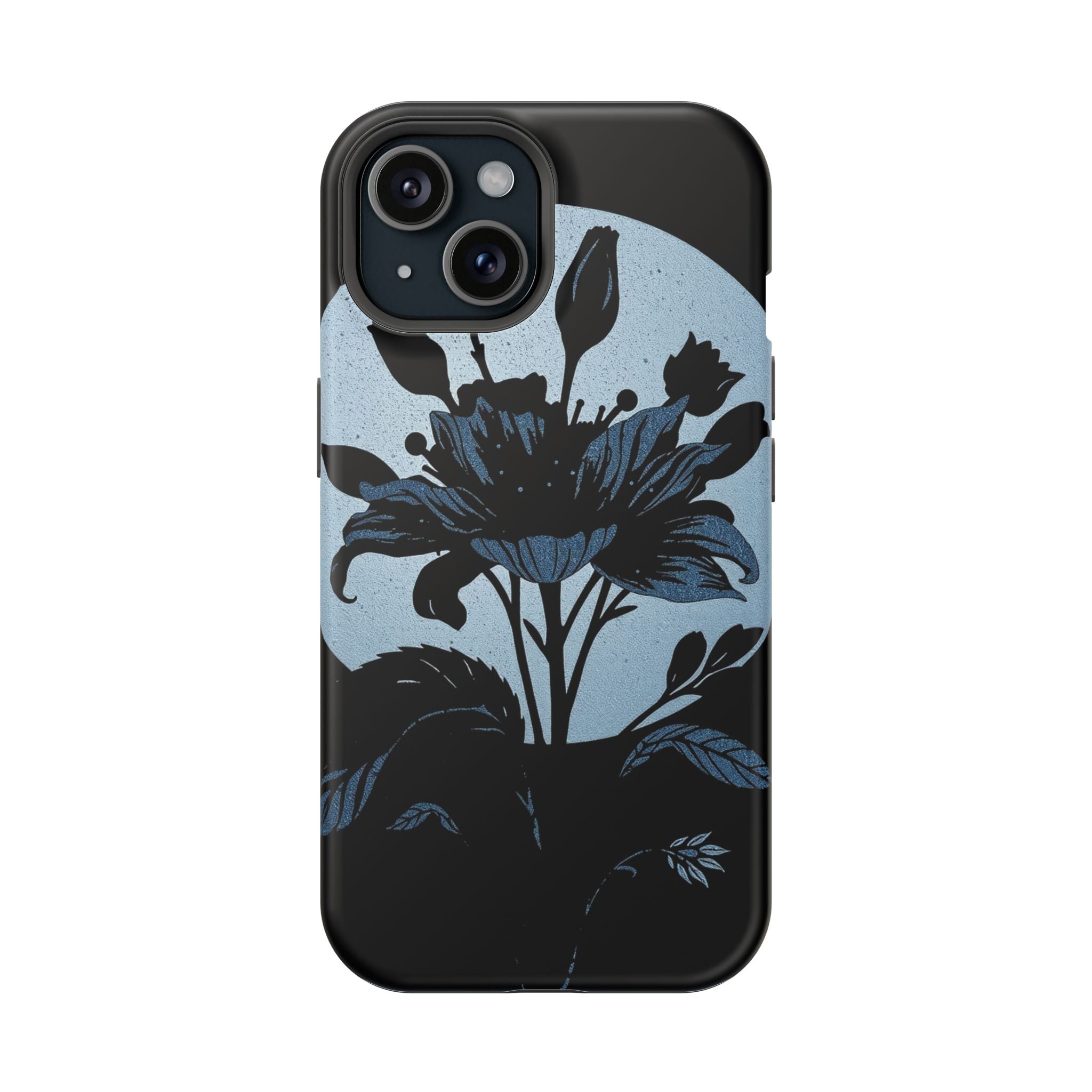iPhone Radiant Floral Silhouette Design Slim Everyday Designer Case · iPhone Cas