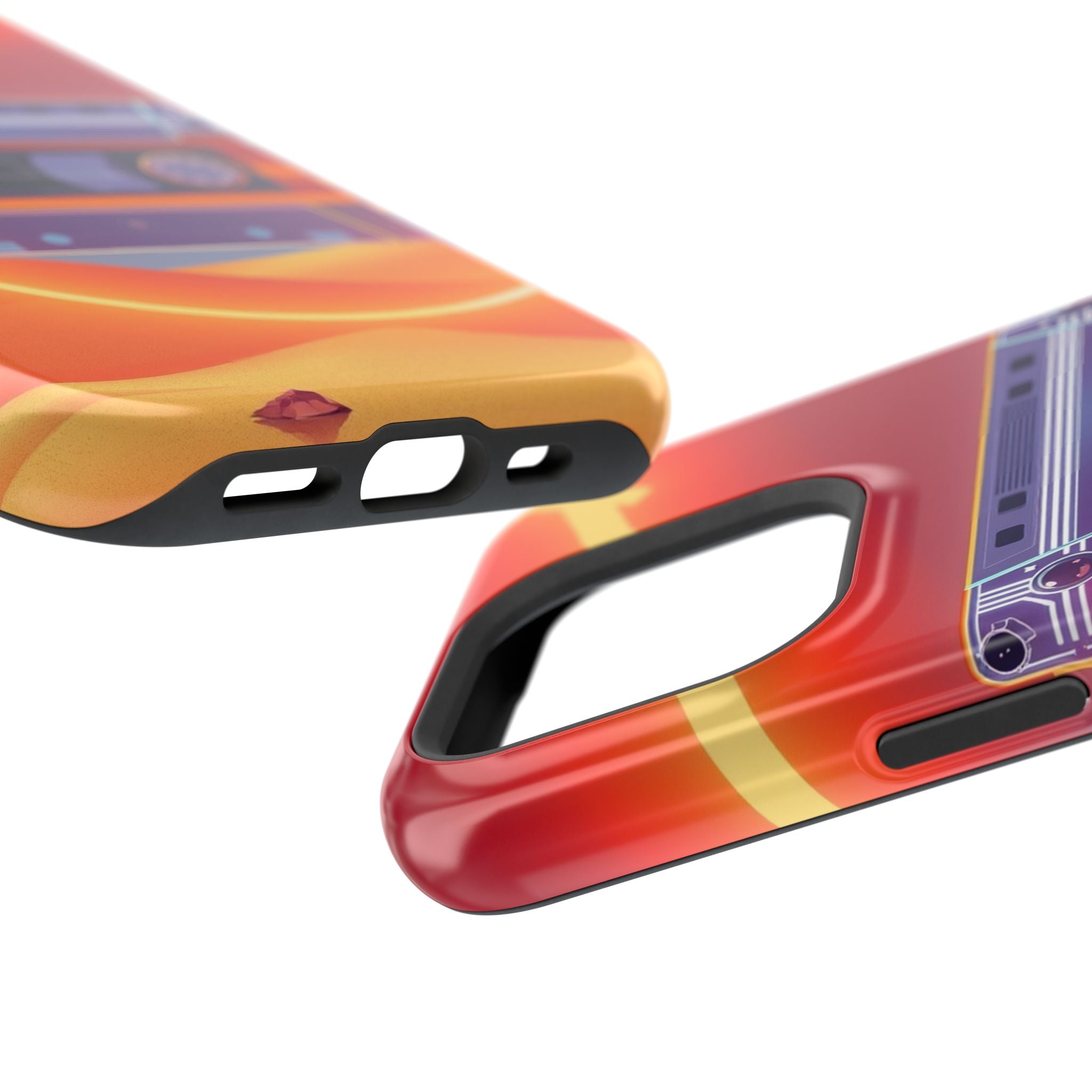 iPhone Cassette Tape Rewind Bold Art Slim Everyday Designer Case · iPhone Case