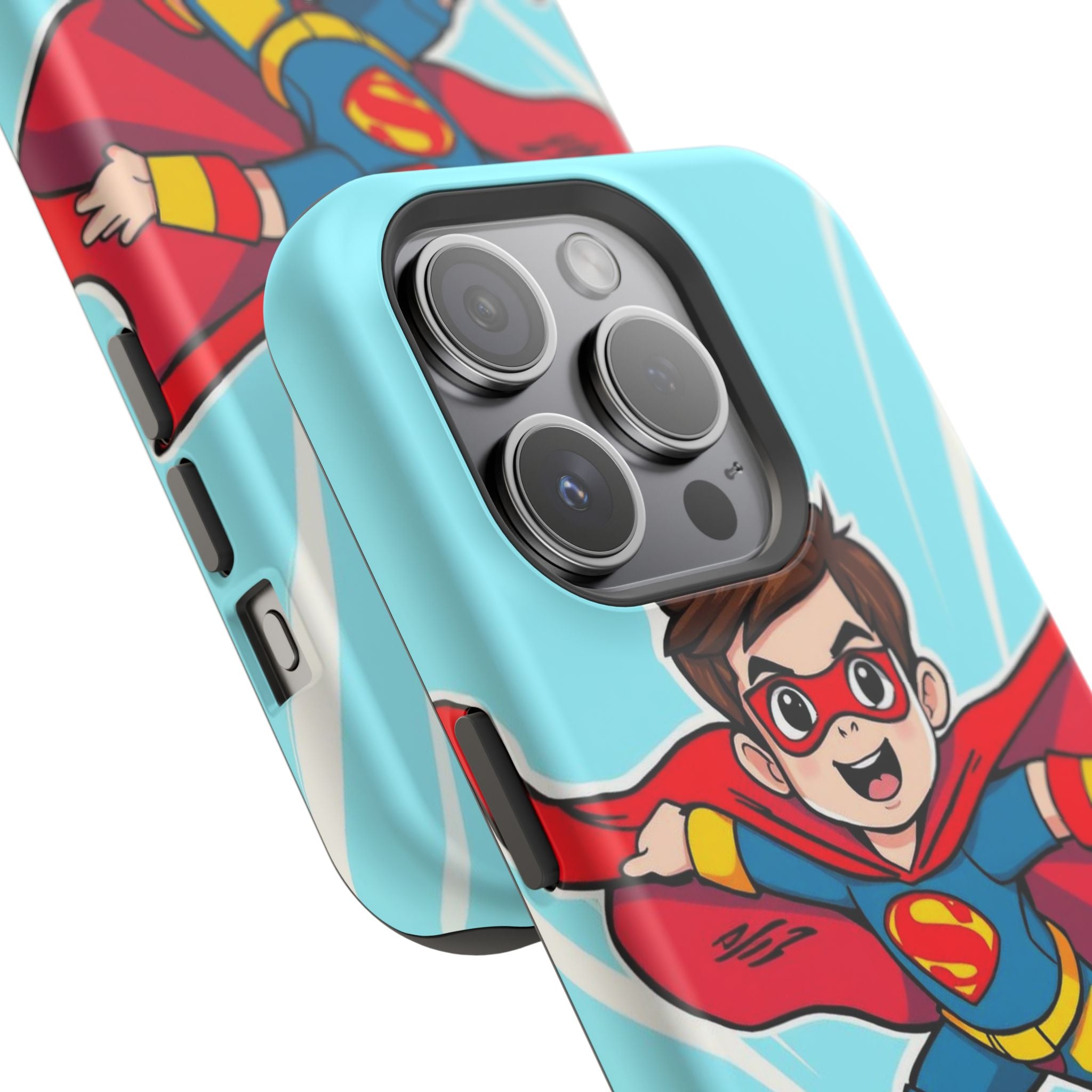 iPhone Kid Superhero Flying Kids Fun iPhone Phone Case Gift Slim · iPhone Case