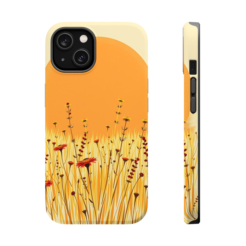 iPhone Wildflower Field Electric Art Slim Everyday Designer Case · iPhone Case