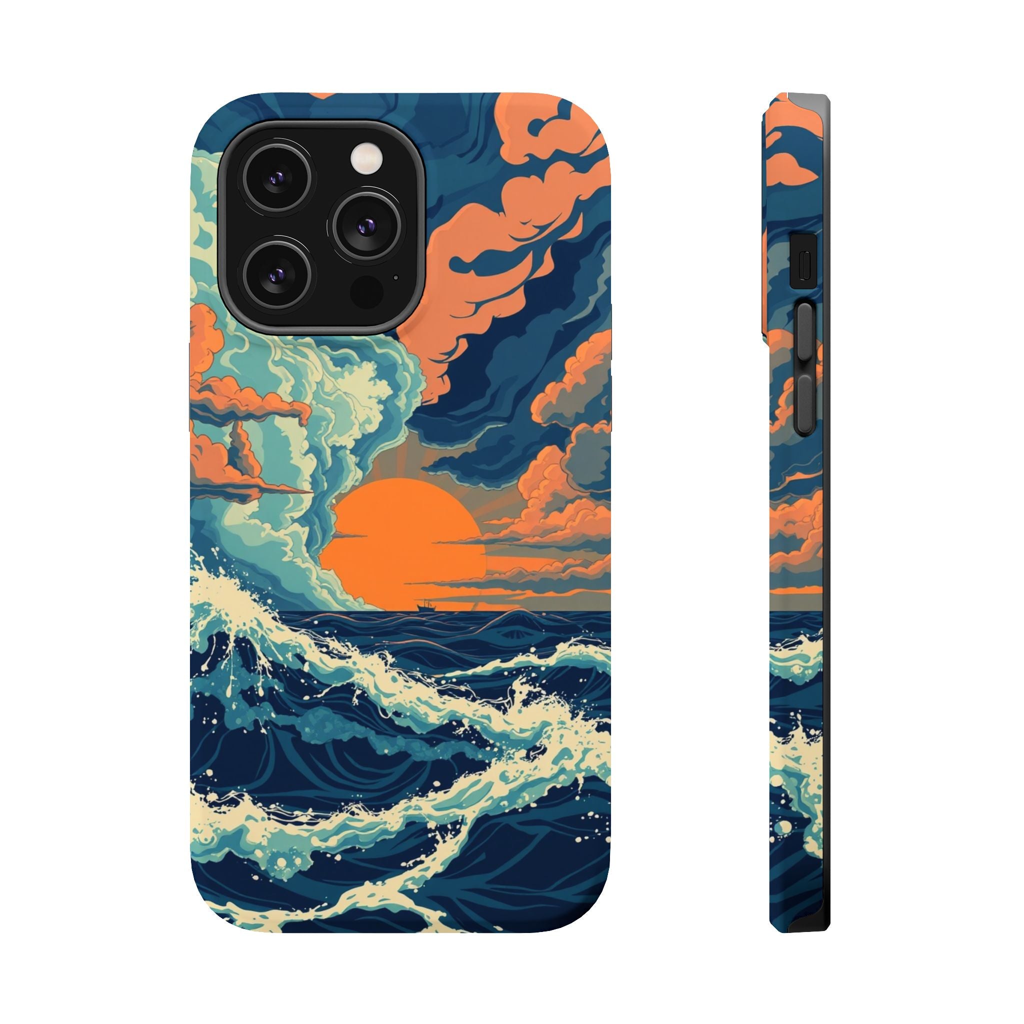 iPhone Storm at Sea Enchanted Art 16 Slim Everyday Designer Case · iPhone Case