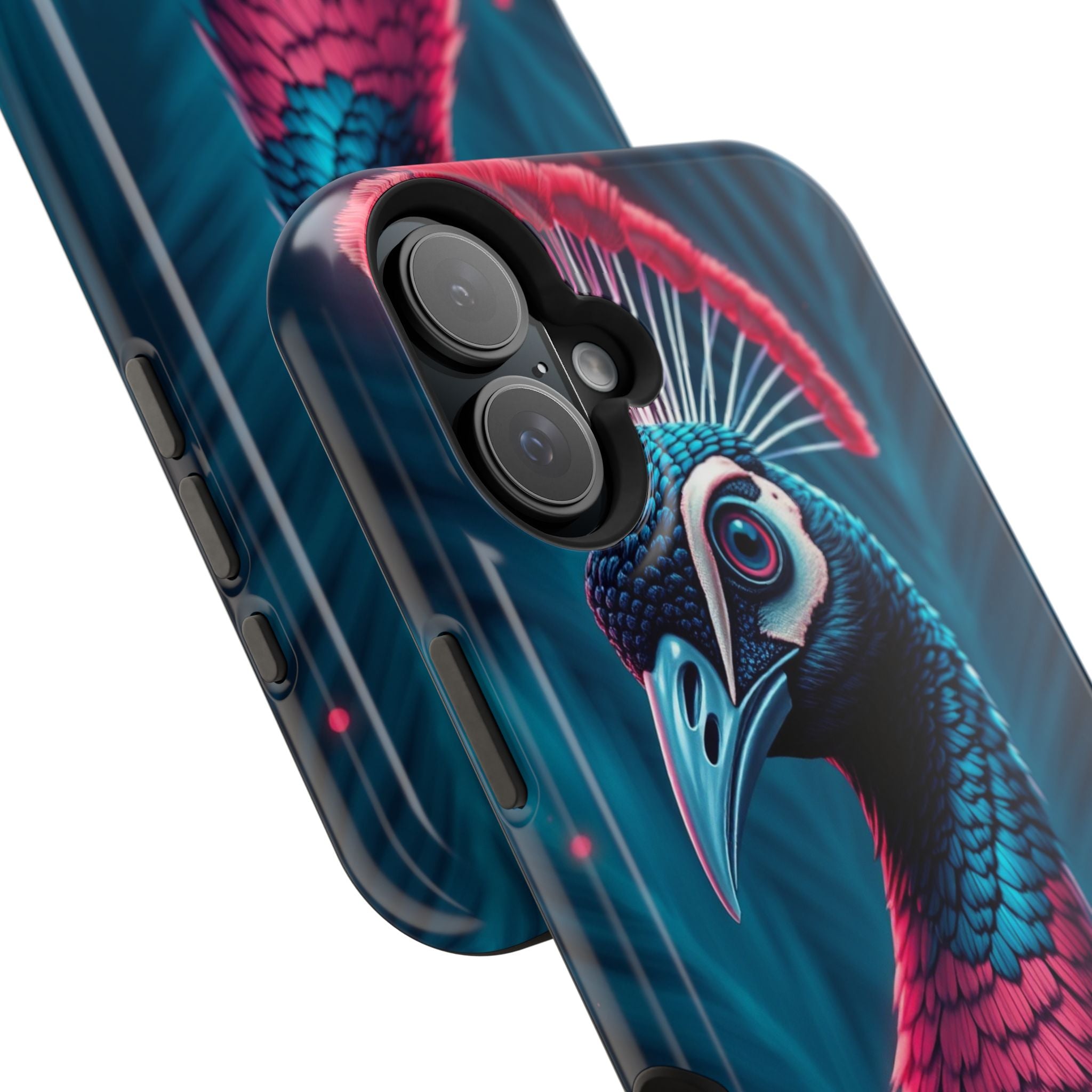 iPhone Nouveau Peacock Electric Art Slim Everyday Designer Case · iPhone Case