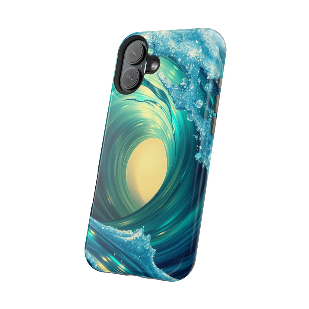 iPhone Ocean Wave Crash Holographic Iridescent Soft iPhone Finish · iPhone Case