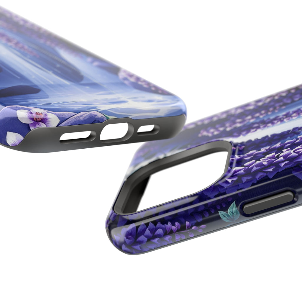 iPhone Wisteria Cascade Serene Design Slim Snap Case Ga · iPhone Case