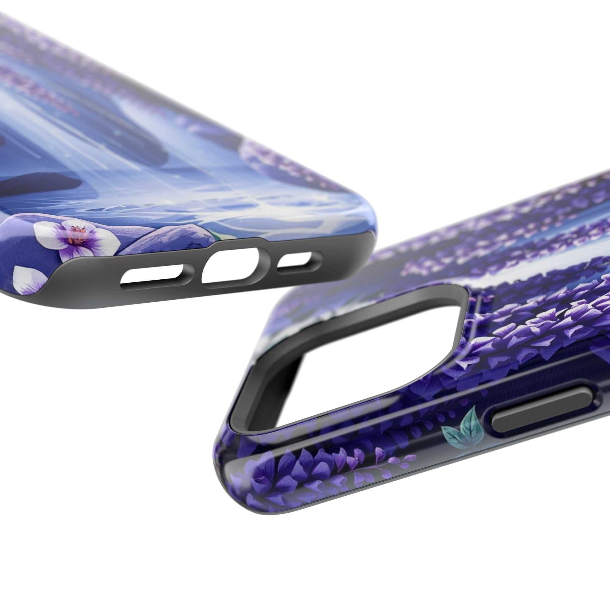 iPhone Wisteria Cascade Serene Design Slim Snap Case Ga · iPhone Case
