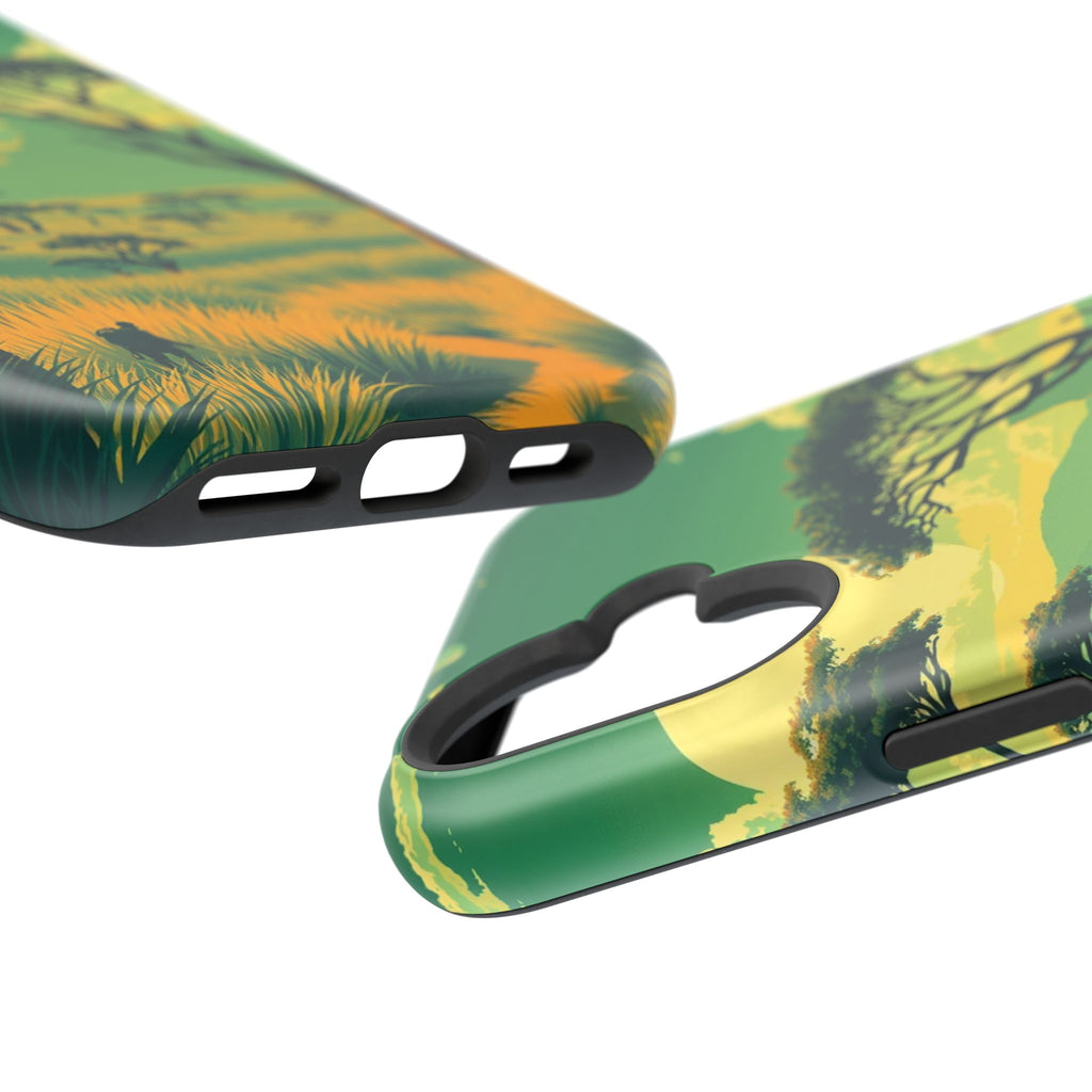 iPhone Savanna Horizon Pixel Art -Bit Slim Everyday Designer Case · iPhone Case