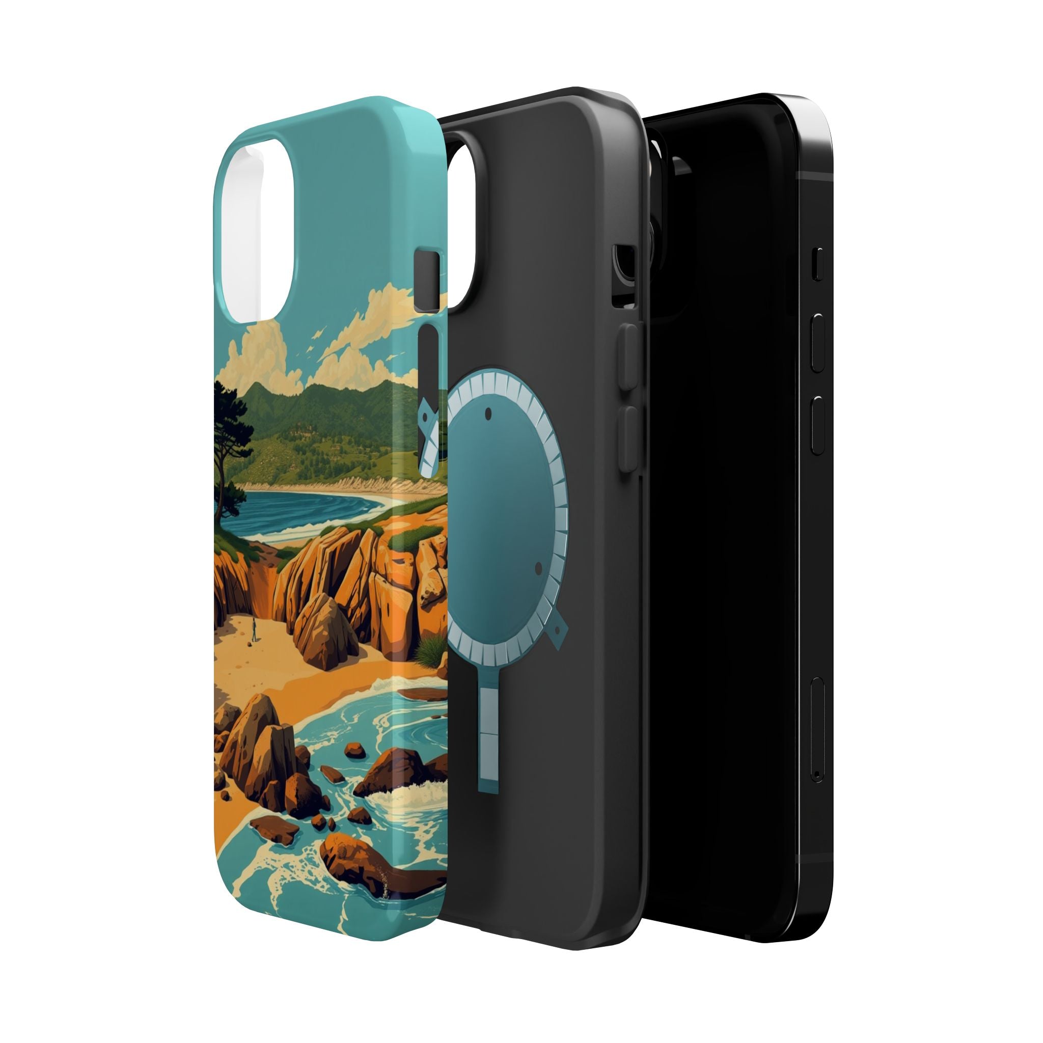 iPhone Pebble Beach Vintage Retro Poster Slim Everyday iPhone Designer · iPhone
