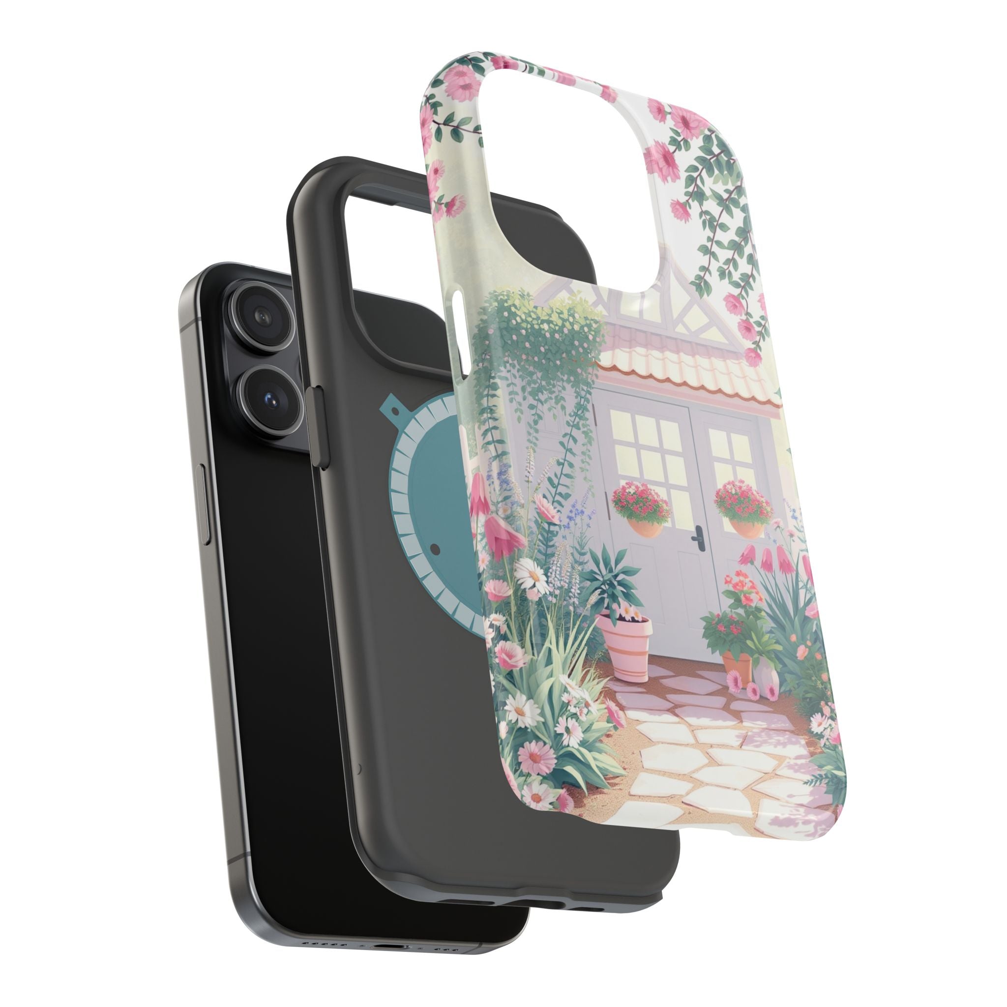 iPhone Cottage Garden Pastel Kawaii Slim Everyday Designer Case · iPhone Case