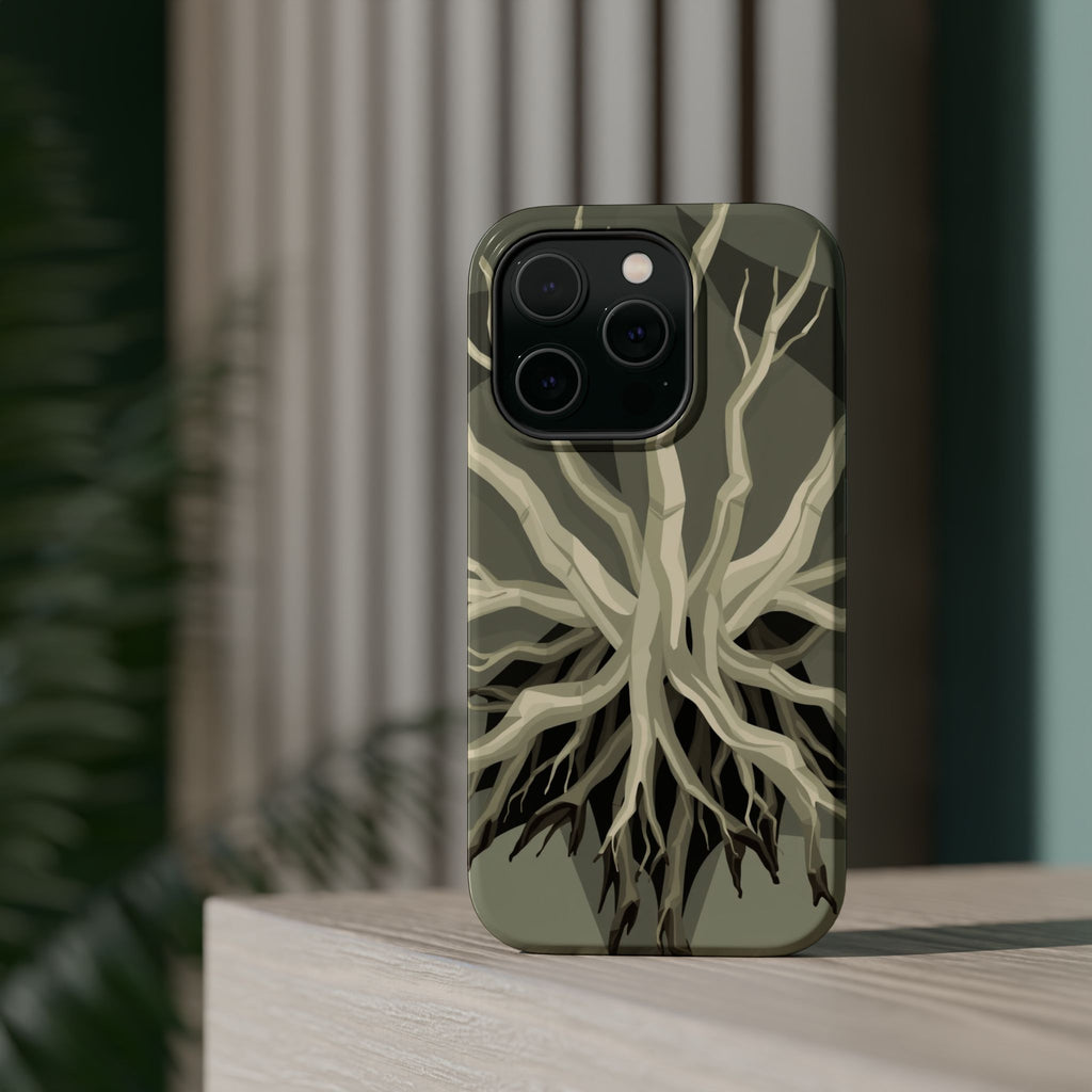 iPhone Sage And Ivory Mangrove Roots Slim Everyday Designer Case · iPhone Case