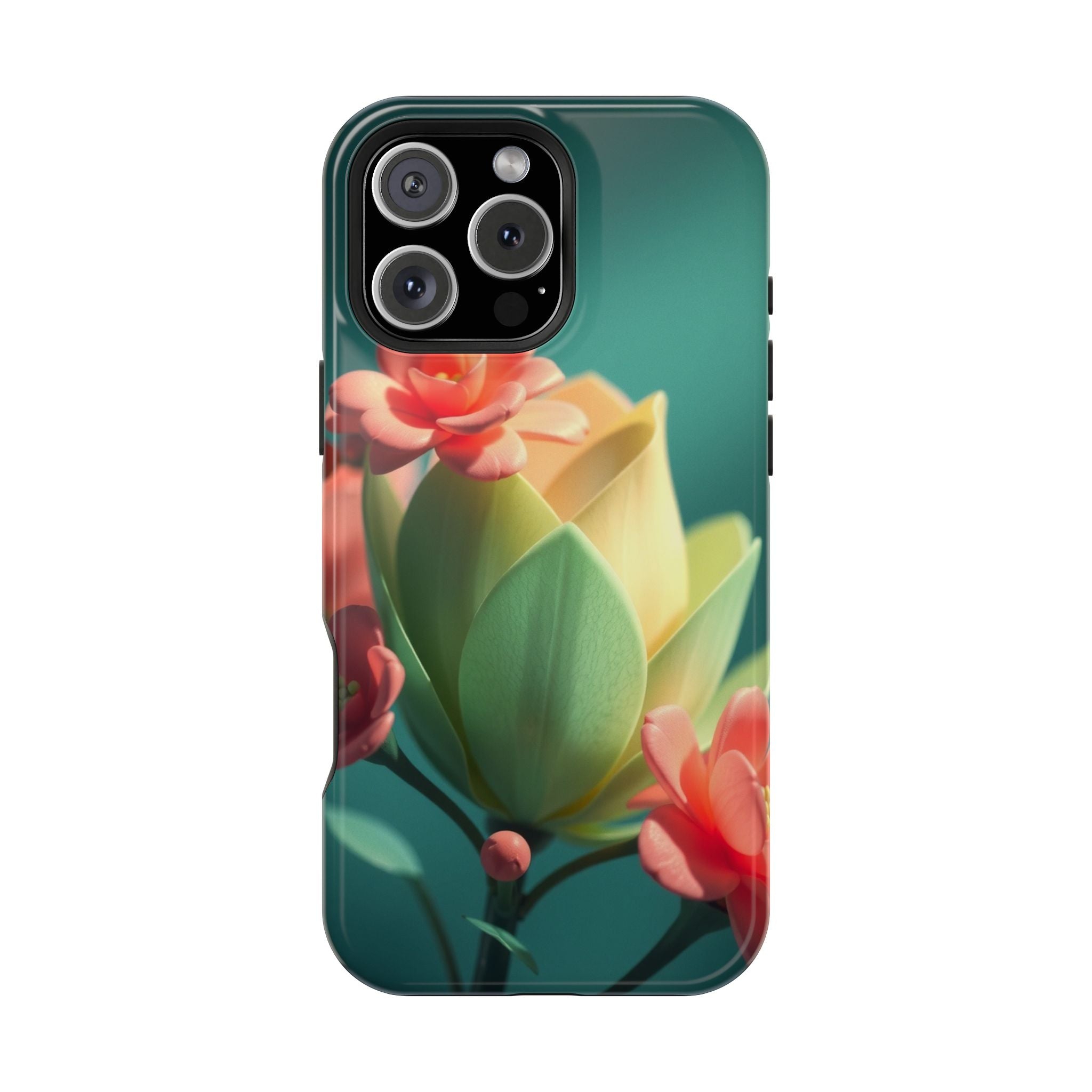 iPhone Floral Geometric Electric Art Slim Everyday Designer Case · iPhone Case