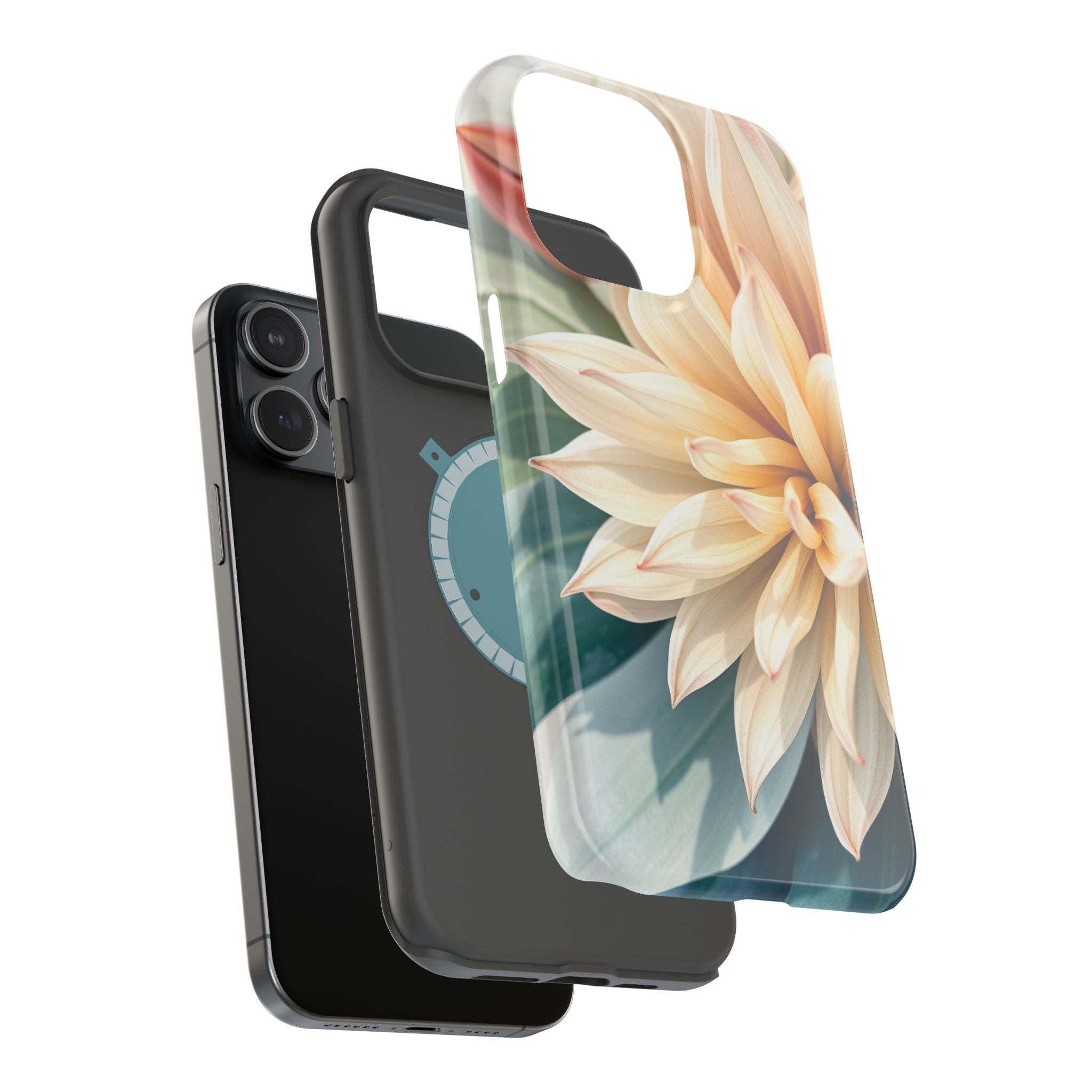iPhone Neon Floral Radiant Design Clean Minimal Snap Case · iPhone Case