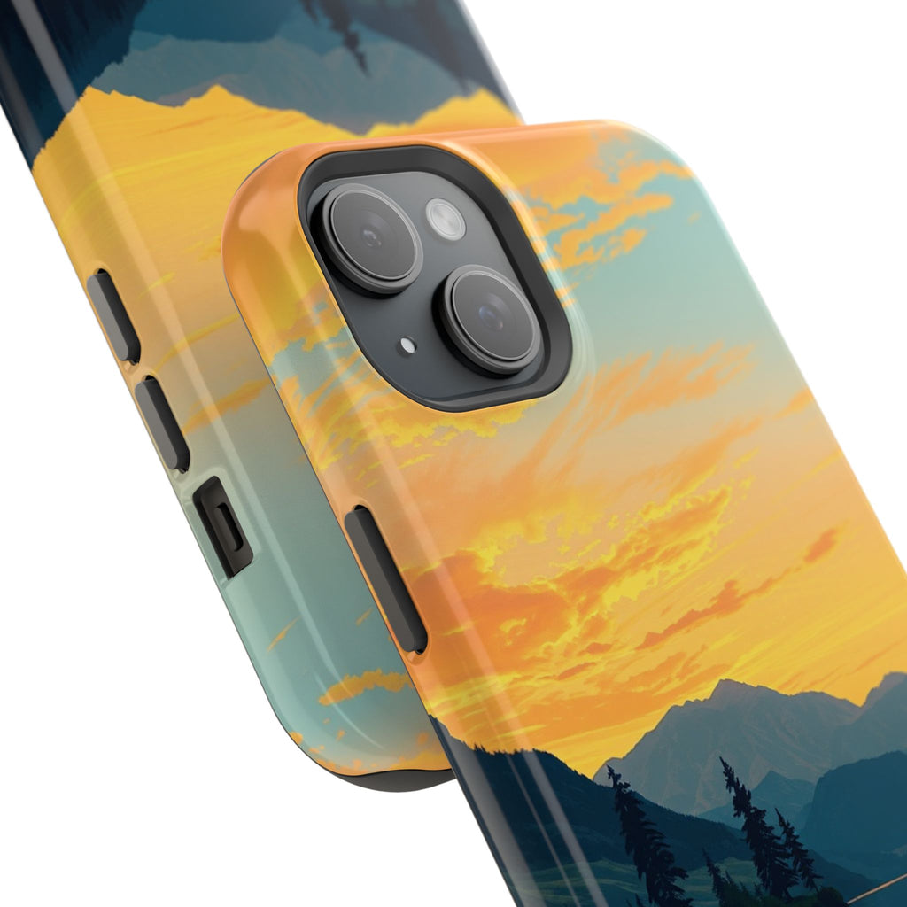 iPhone Lake at Twilight Oil Painting Impressionist iPhone Artistic · iPhone Case