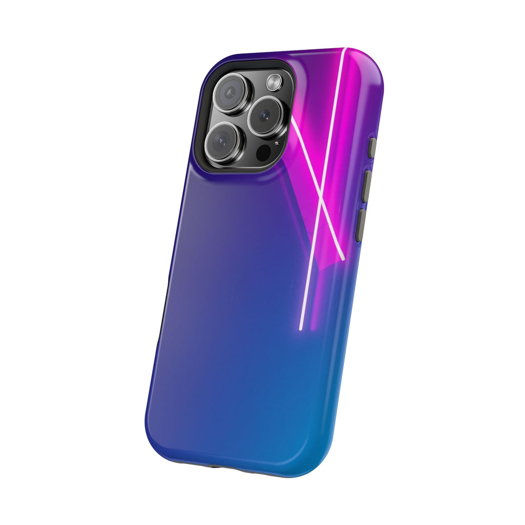 iPhone 1990s Geometric Neon Electric Art Slim Everyday Designer Case · iPhone Ca
